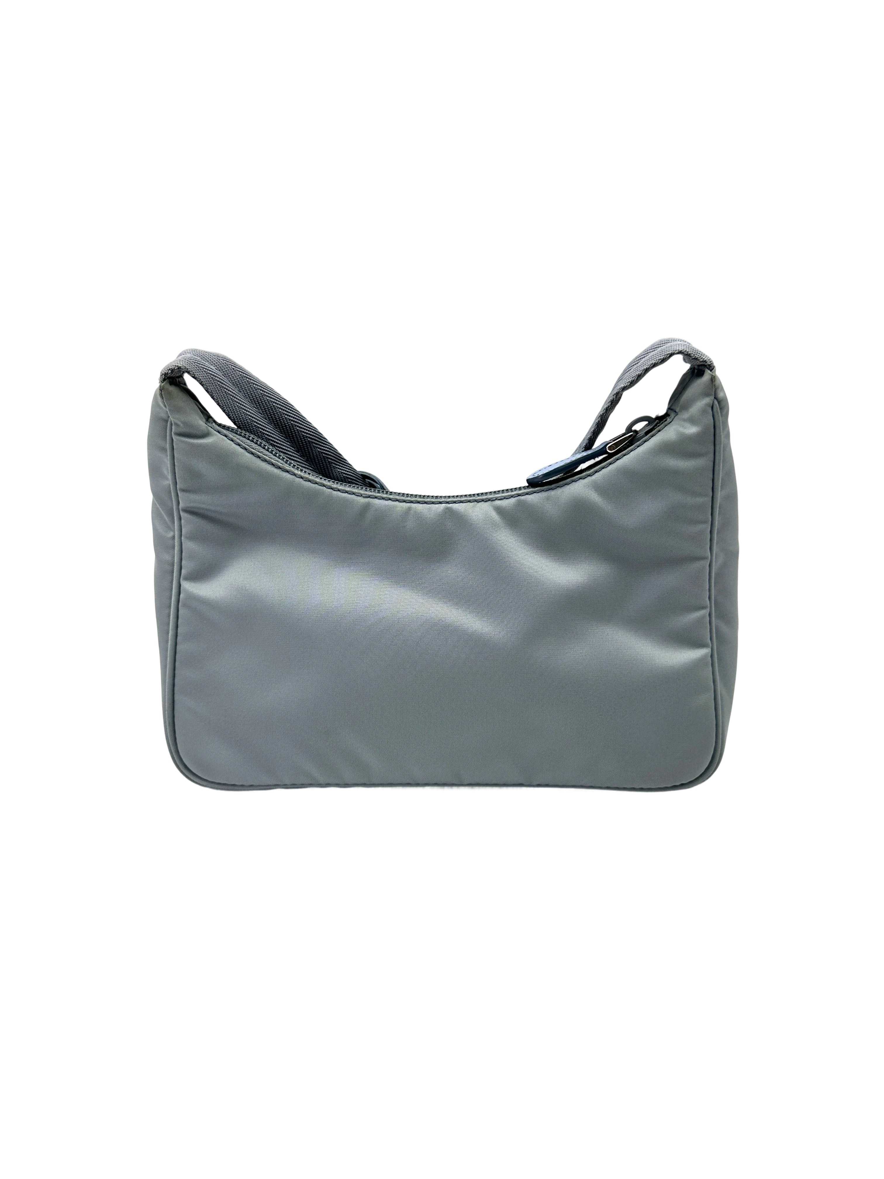 Prada 2005 Re-Edition Blue Shoulder Bag PR452