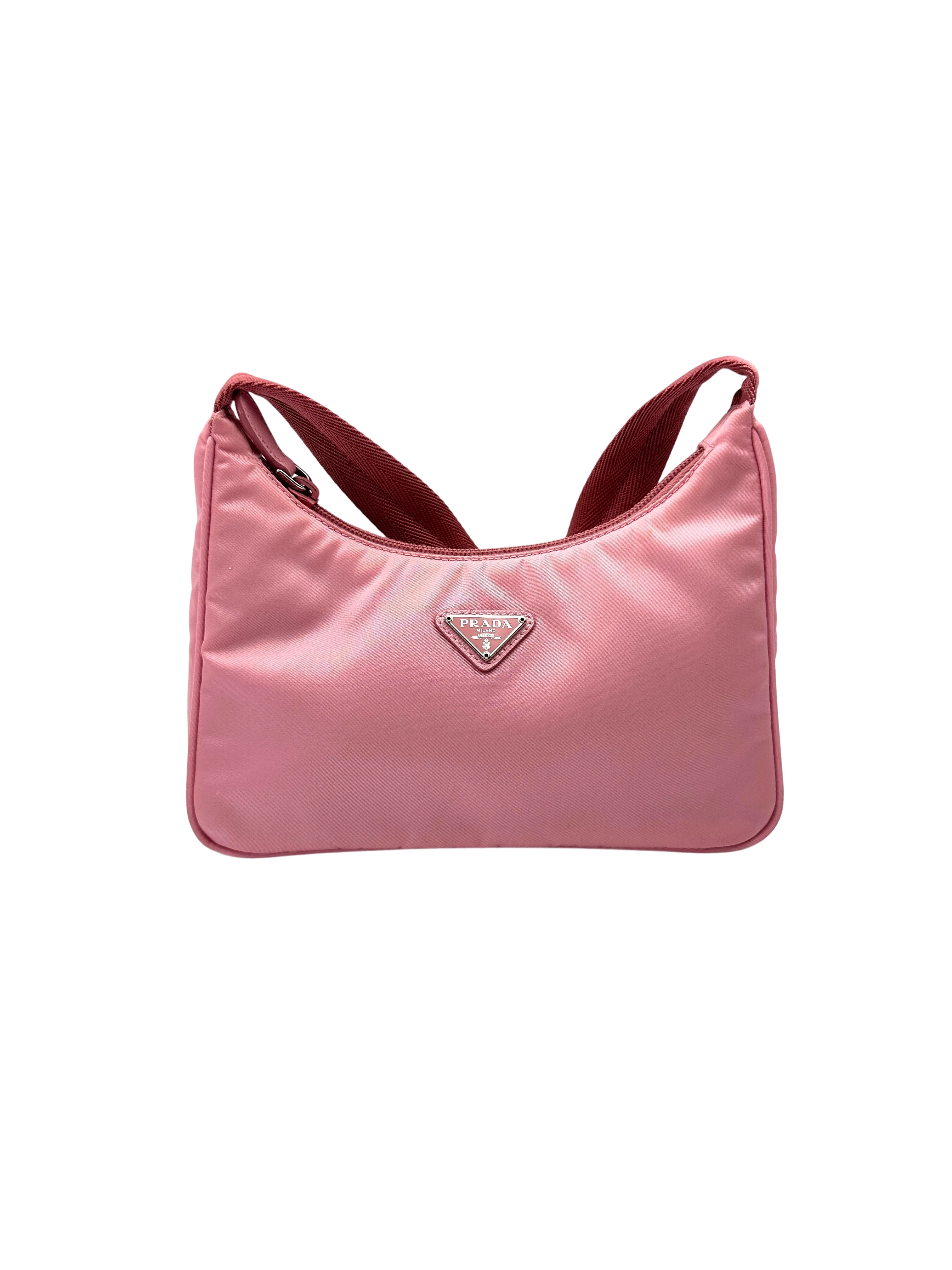 Prada 2000 Re-Edition Pink Shoulder Bag PR451