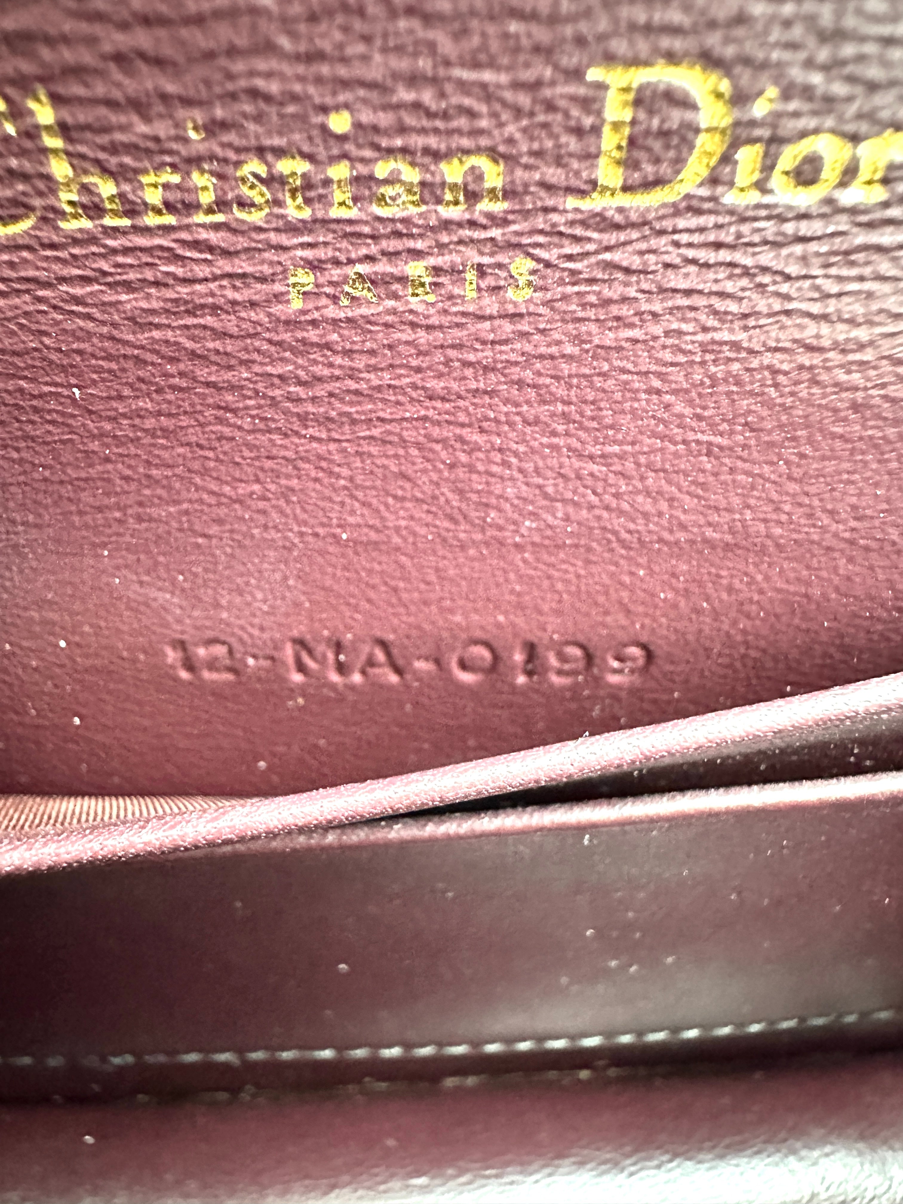 Christian Dior Oblique Red Saddle Belt Bag DR785