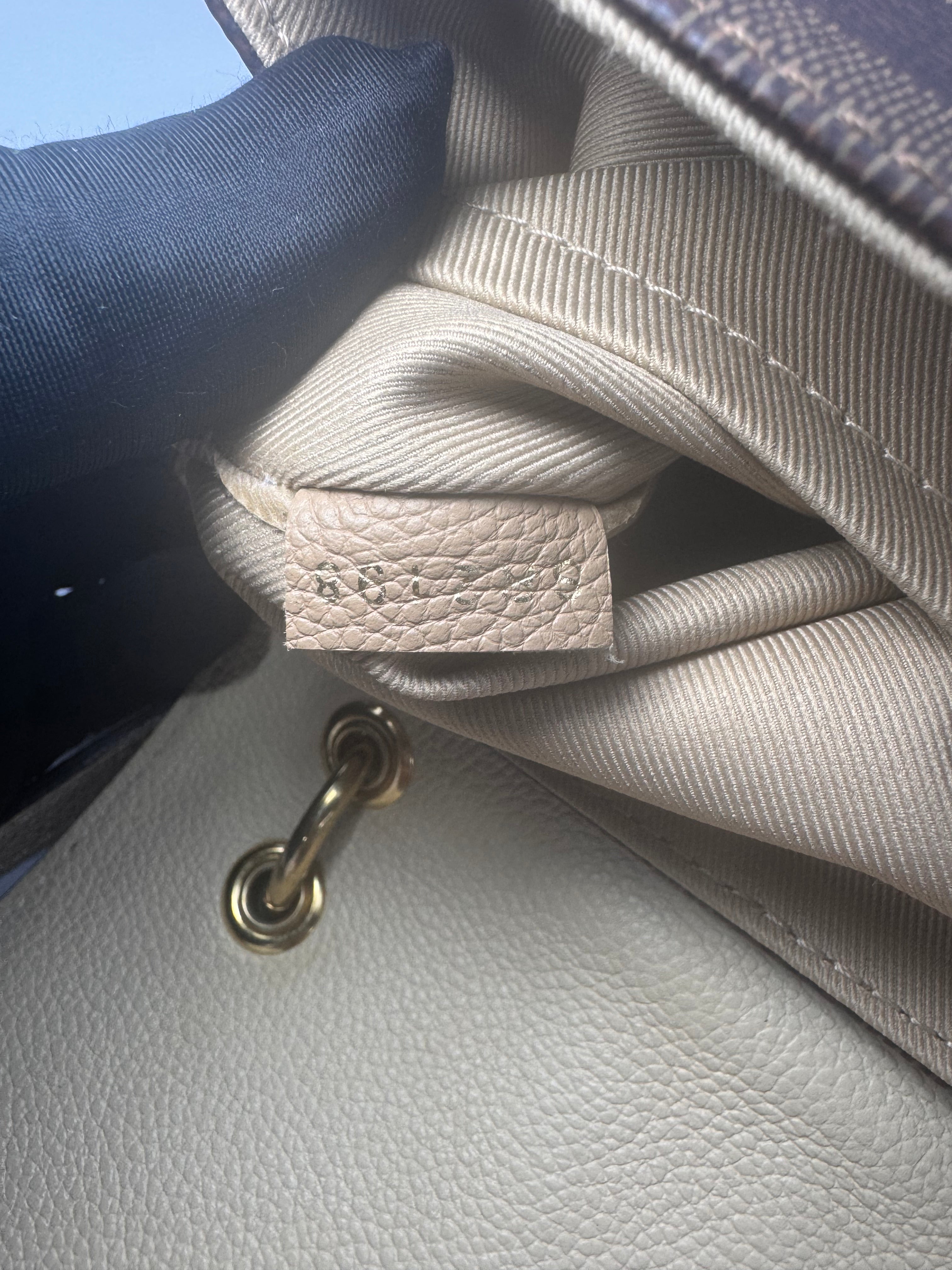 Louis Vuitton Clapton Damier Ebene & Beige Leather Backpack LV2999