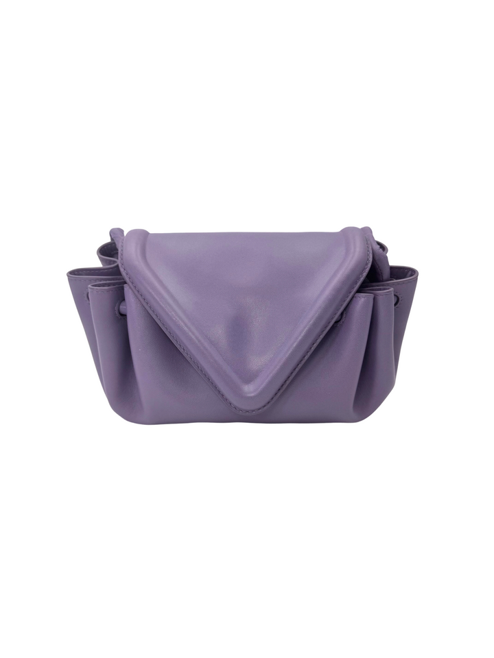Bottega Veneta Beak Purple Nappa Leather Shoulder Bag BV133