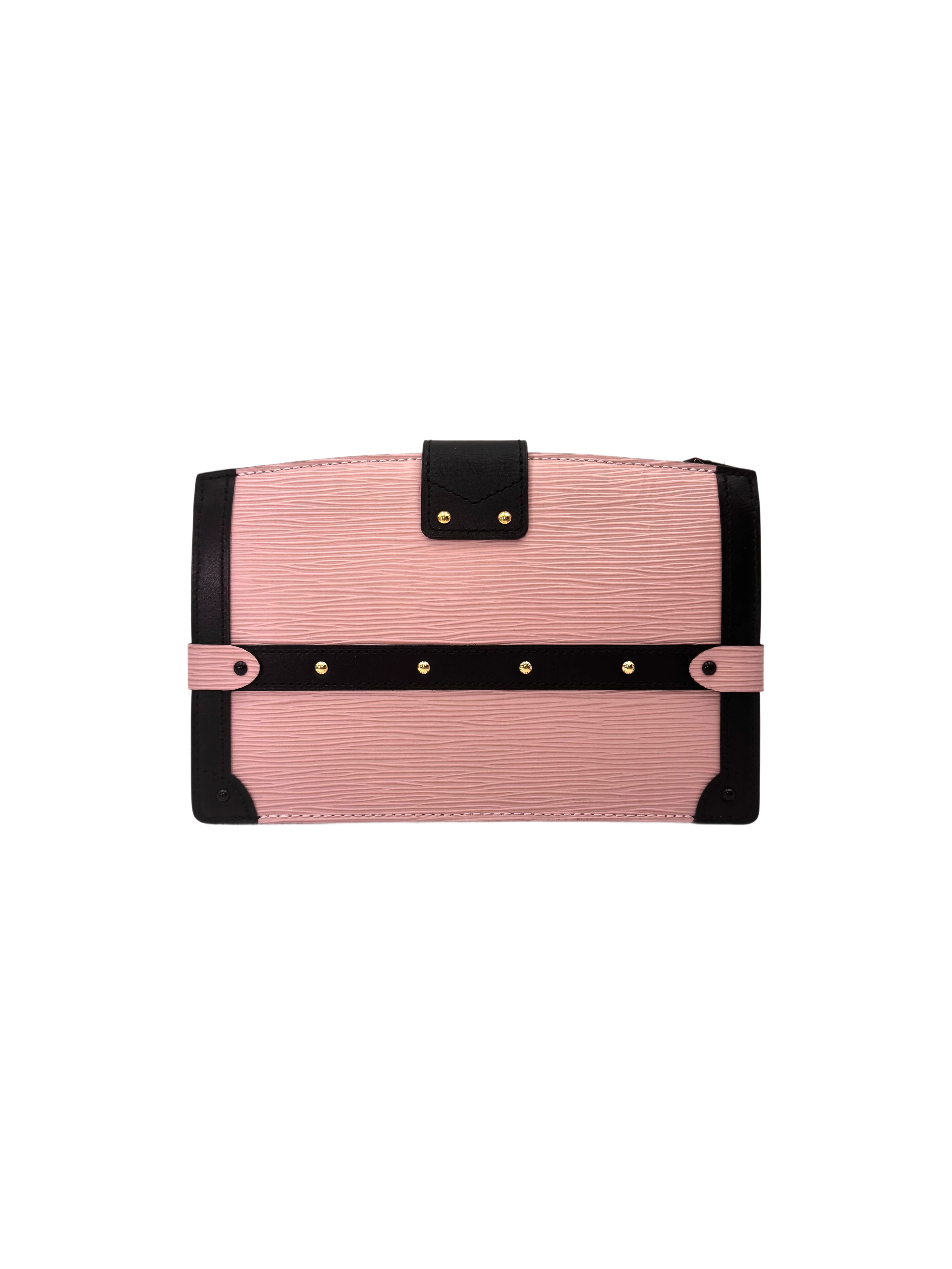 Louis Vuitton Trunk Clutch Pink Epi Leather Bag LV2983