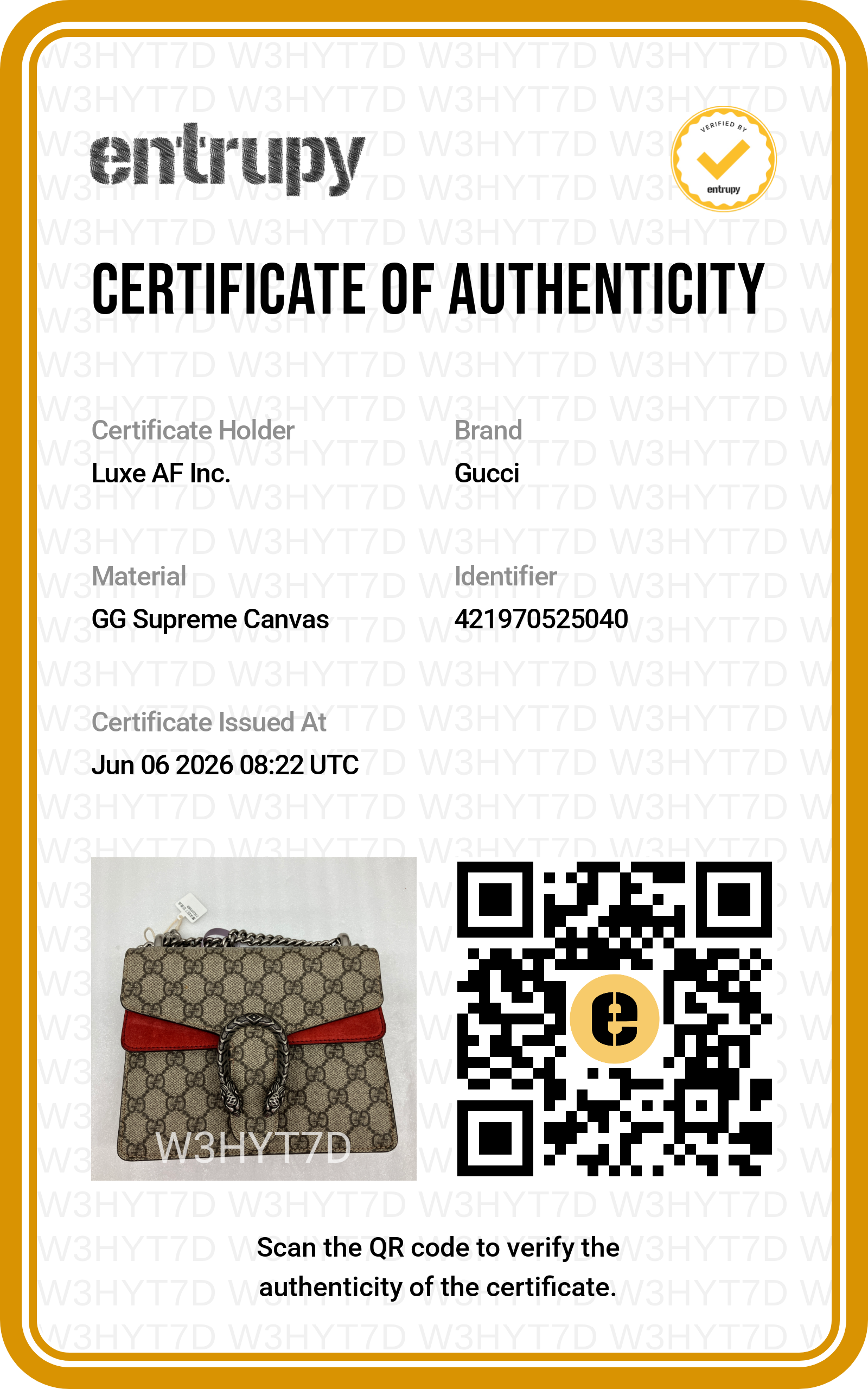 Gucci Dionysus GG Supreme Canvas Small Size Shoulder Bag With Red Trim GG1272