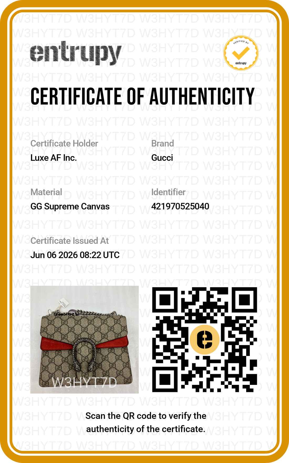 Gucci Dionysus GG Supreme Canvas Small Size Shoulder Bag With Red Trim GG1272