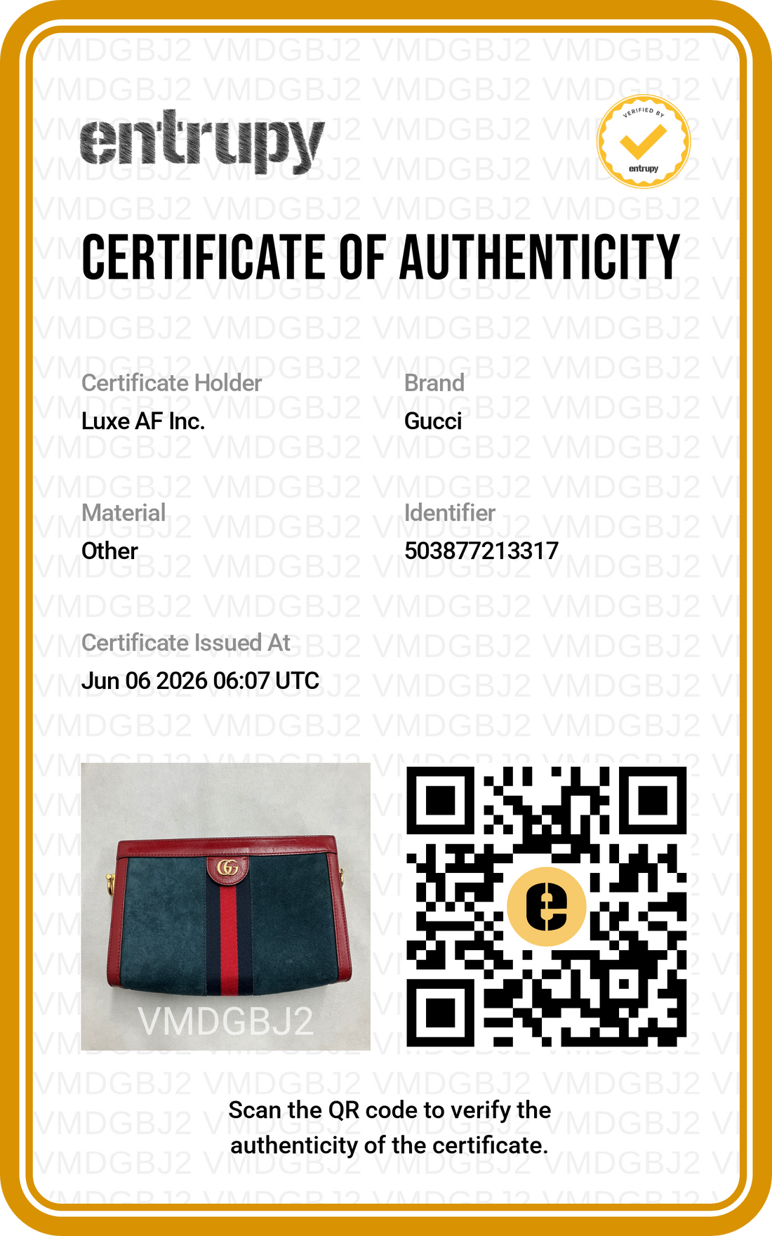 Gucci Ophidia Navy Suede & Red Leather Web Shoulder Bag GG1268