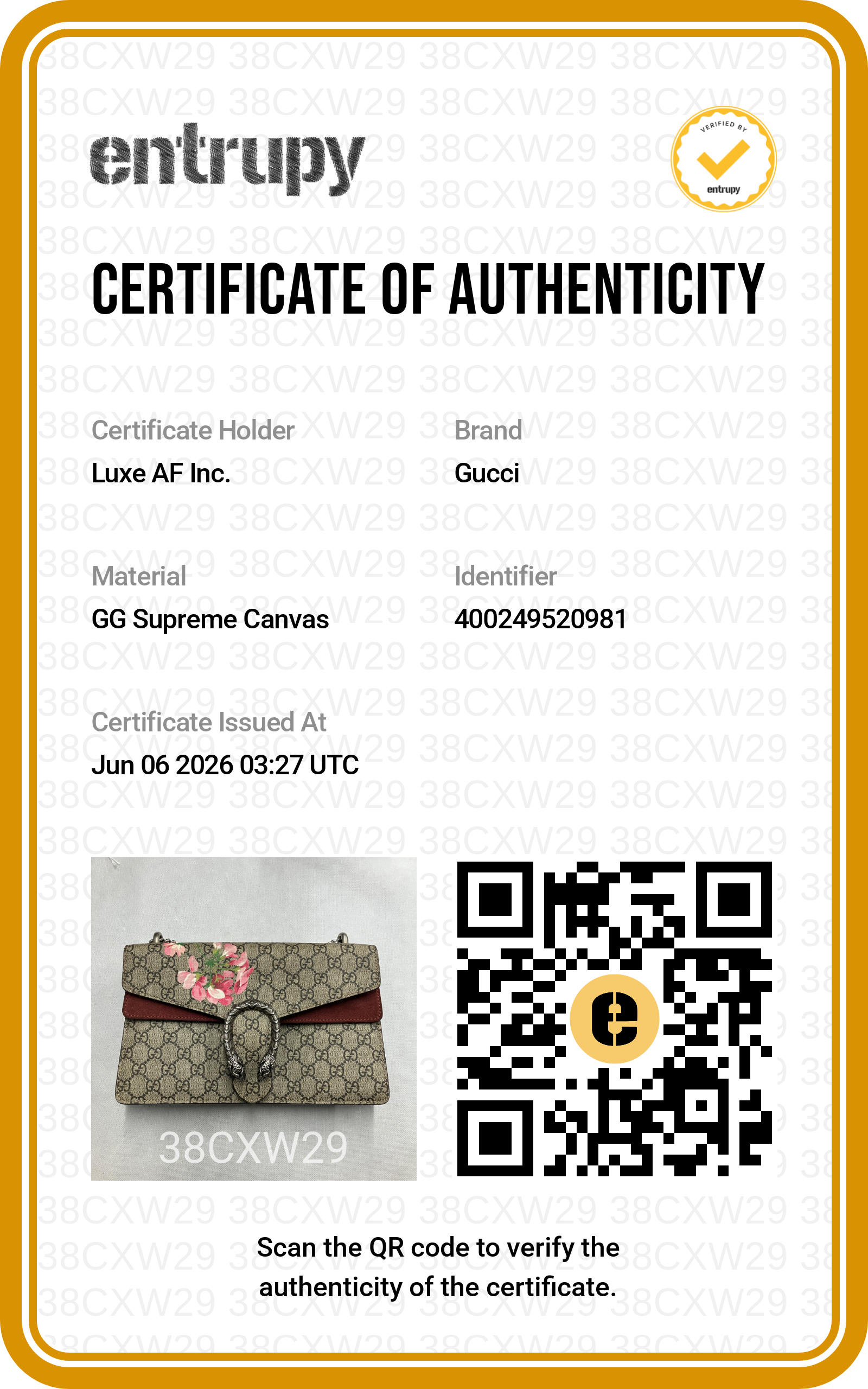 Gucci Dionysus GG Blooms Canvas Medium Size Shoulder Bag GG1257