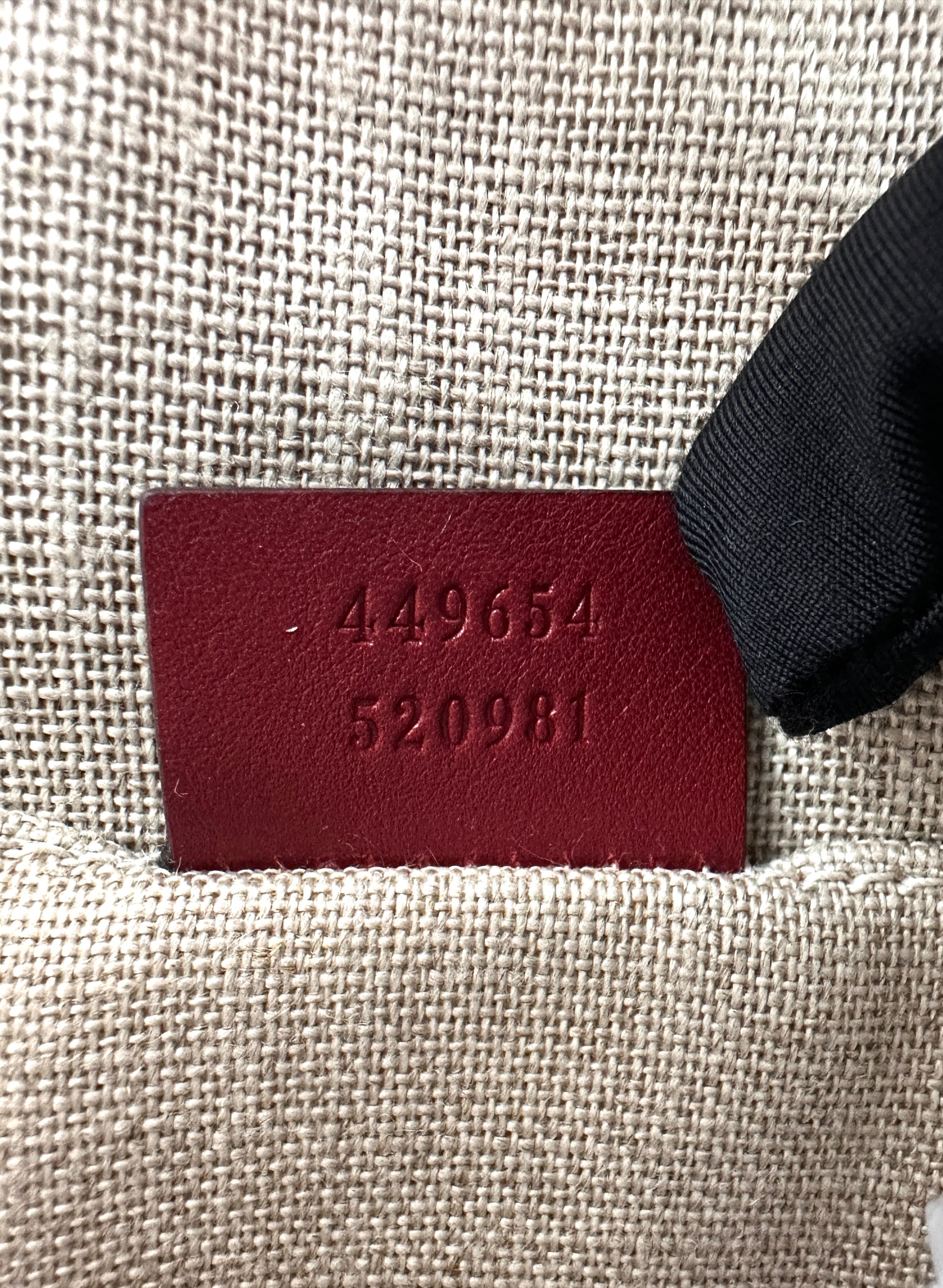 Gucci Micro Guccissima Red Leather Handle Bag GG1299