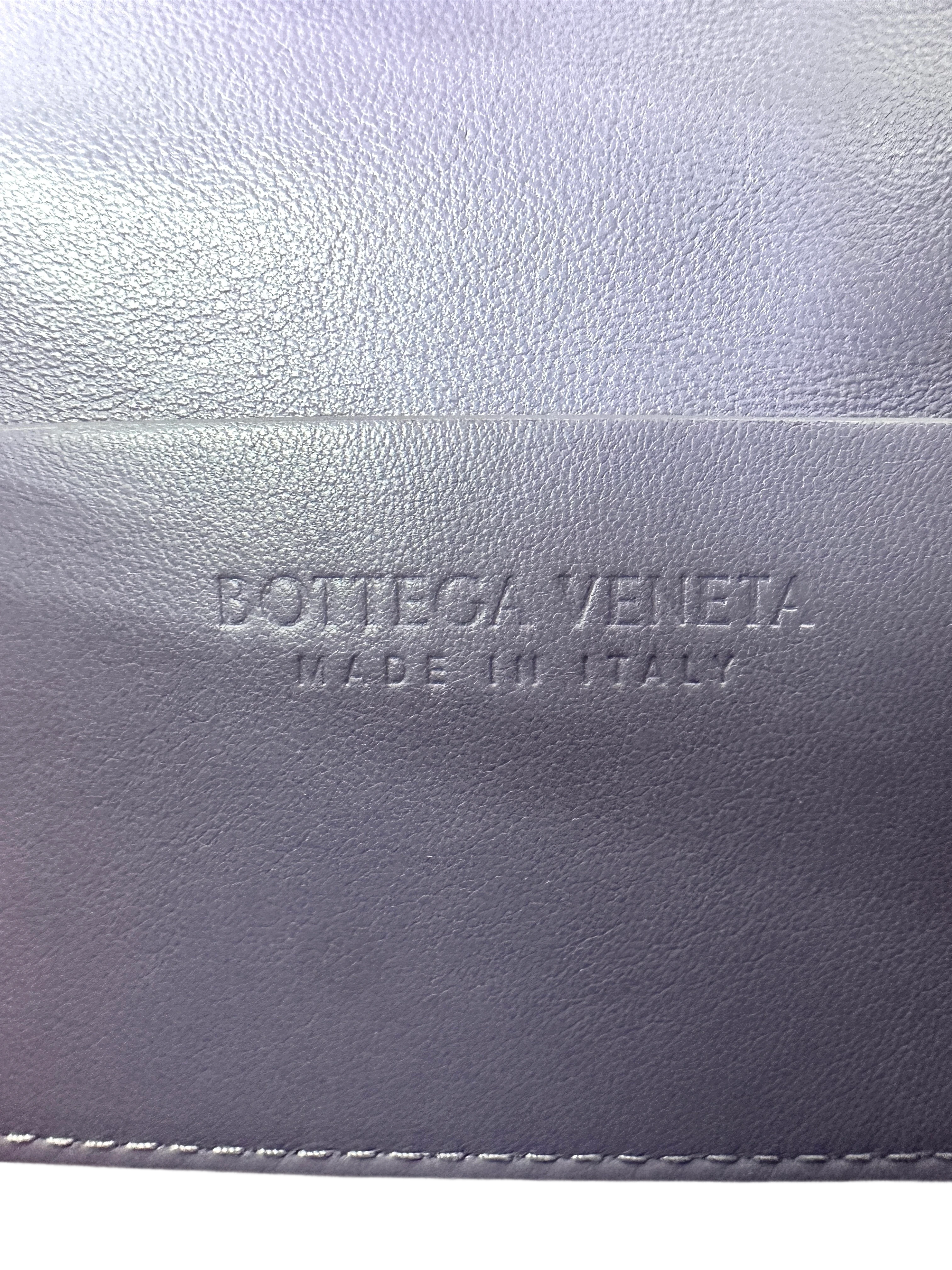 Bottega Veneta Beak Purple Nappa Leather Shoulder Bag BV133