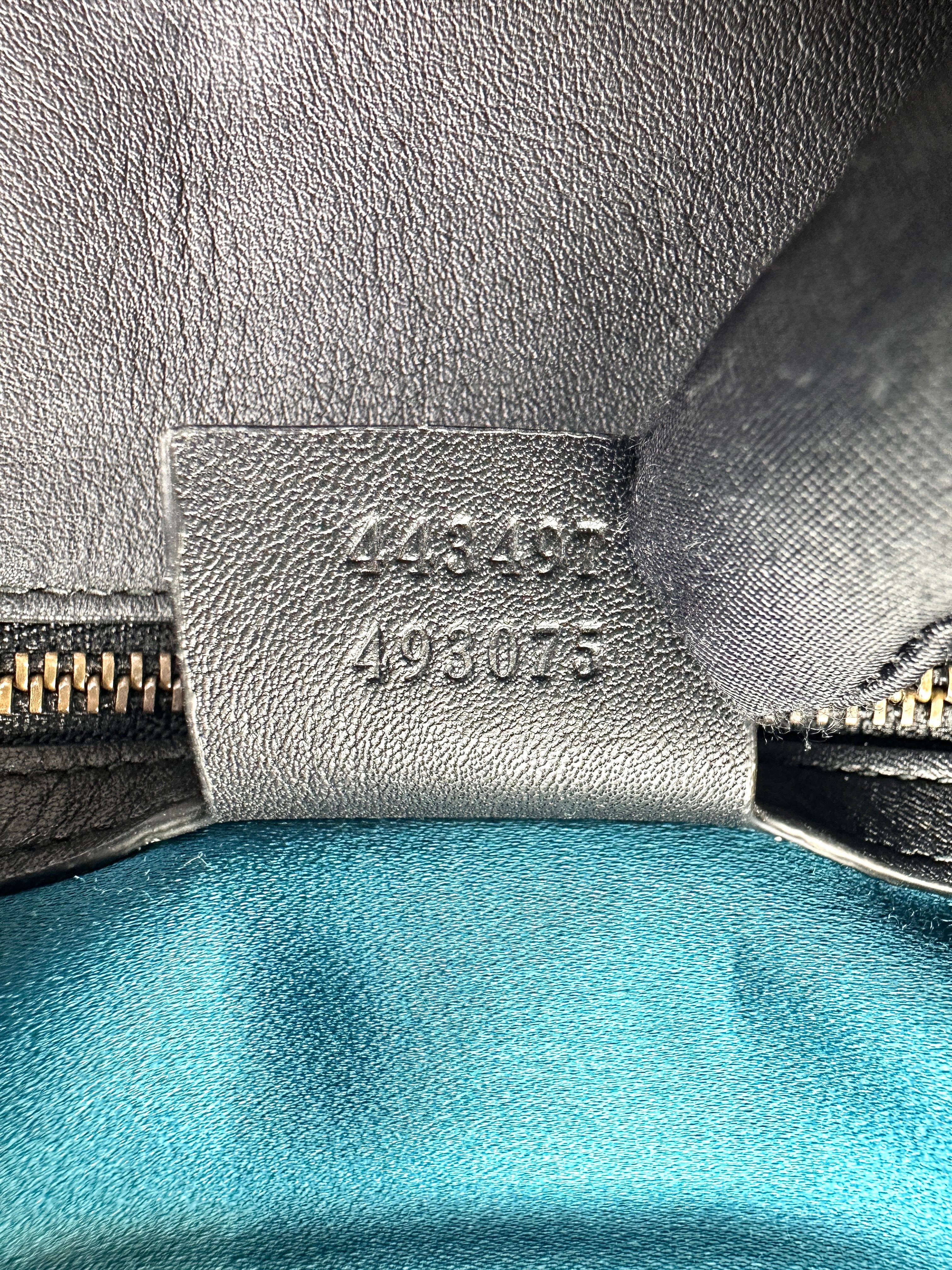 Gucci GG Marmont Black Velvet Shoulder Bag With Crystal Sequin GG1271
