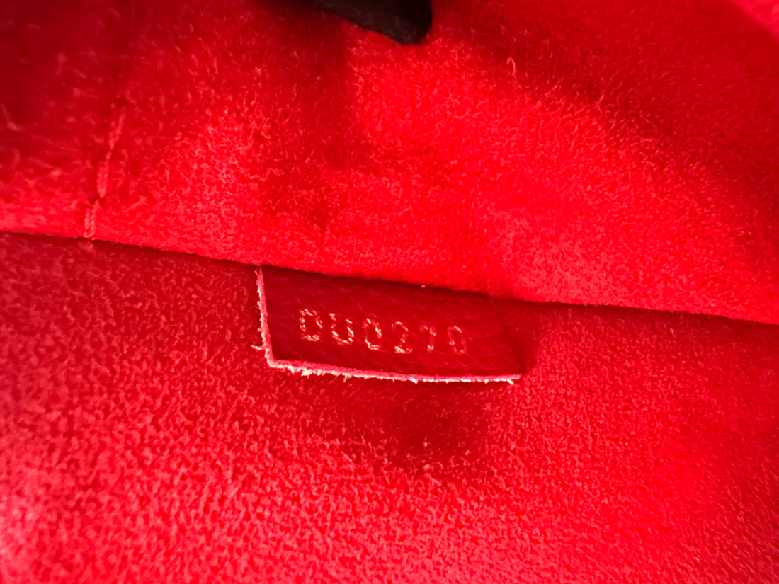 Louis Vuitton Riverside Damier Ebene & Red Leather Handle Bag LV2981