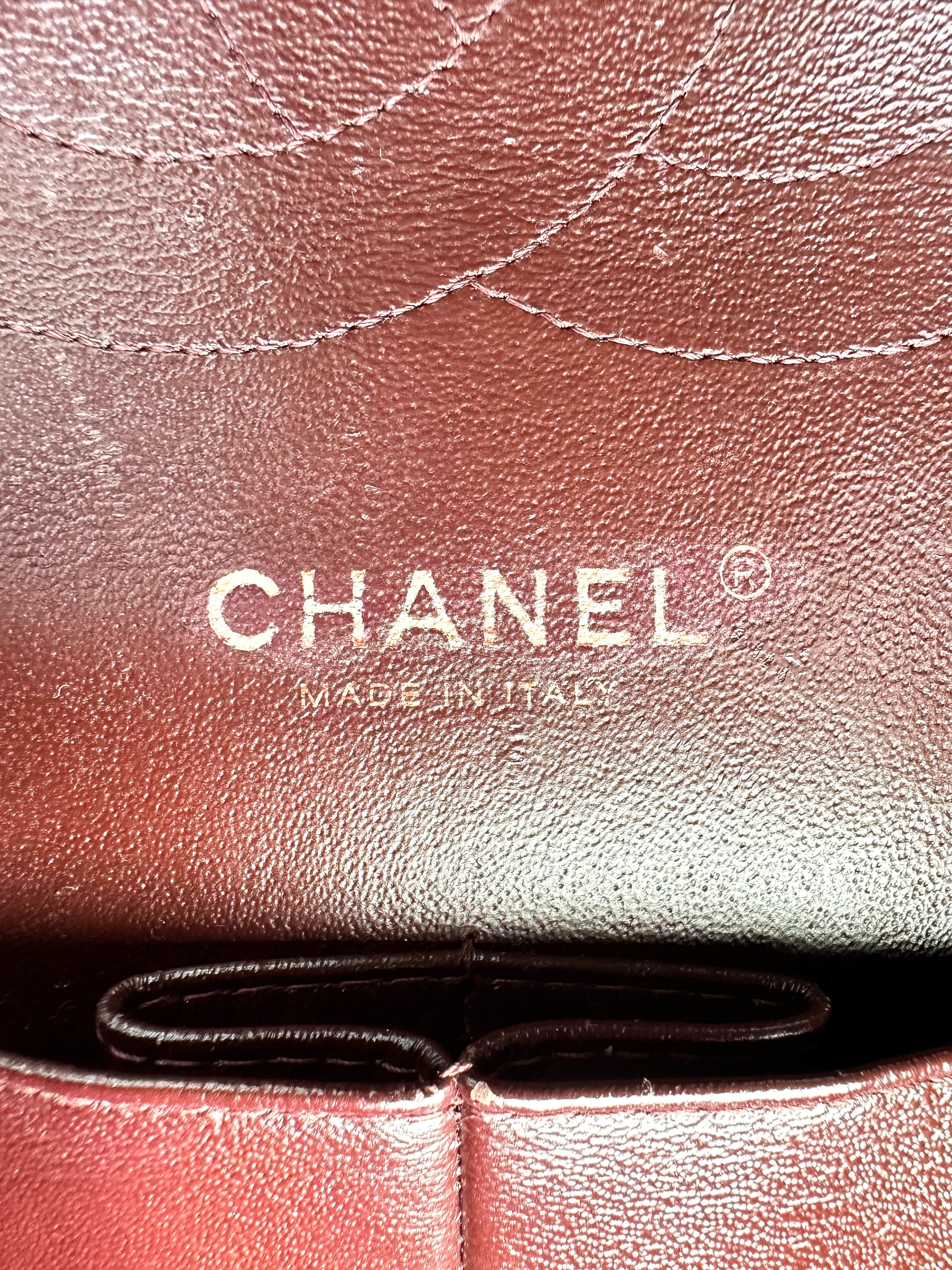 Chanel Classic Flap Black Quilted Lambskin Jumbo Shoulder Bag With Gold Buckle(19***99) CC2129