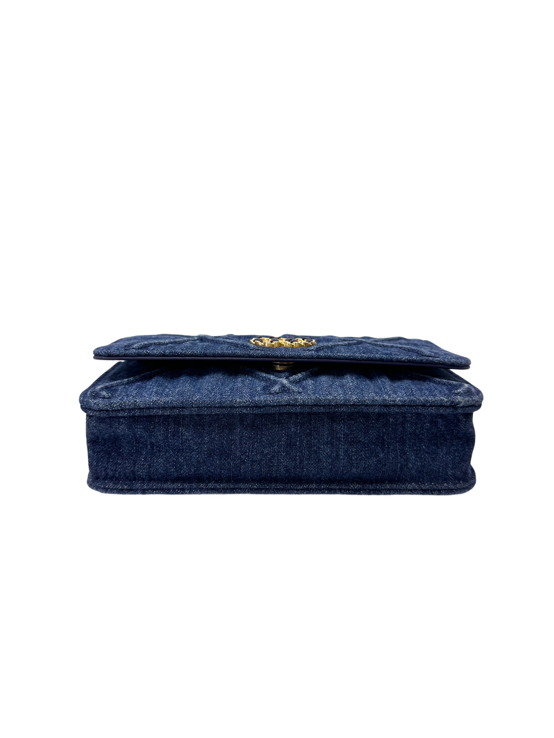 Chanel 19Bag Blue Denim Leather Wallet On Chain(29***95) CC2130