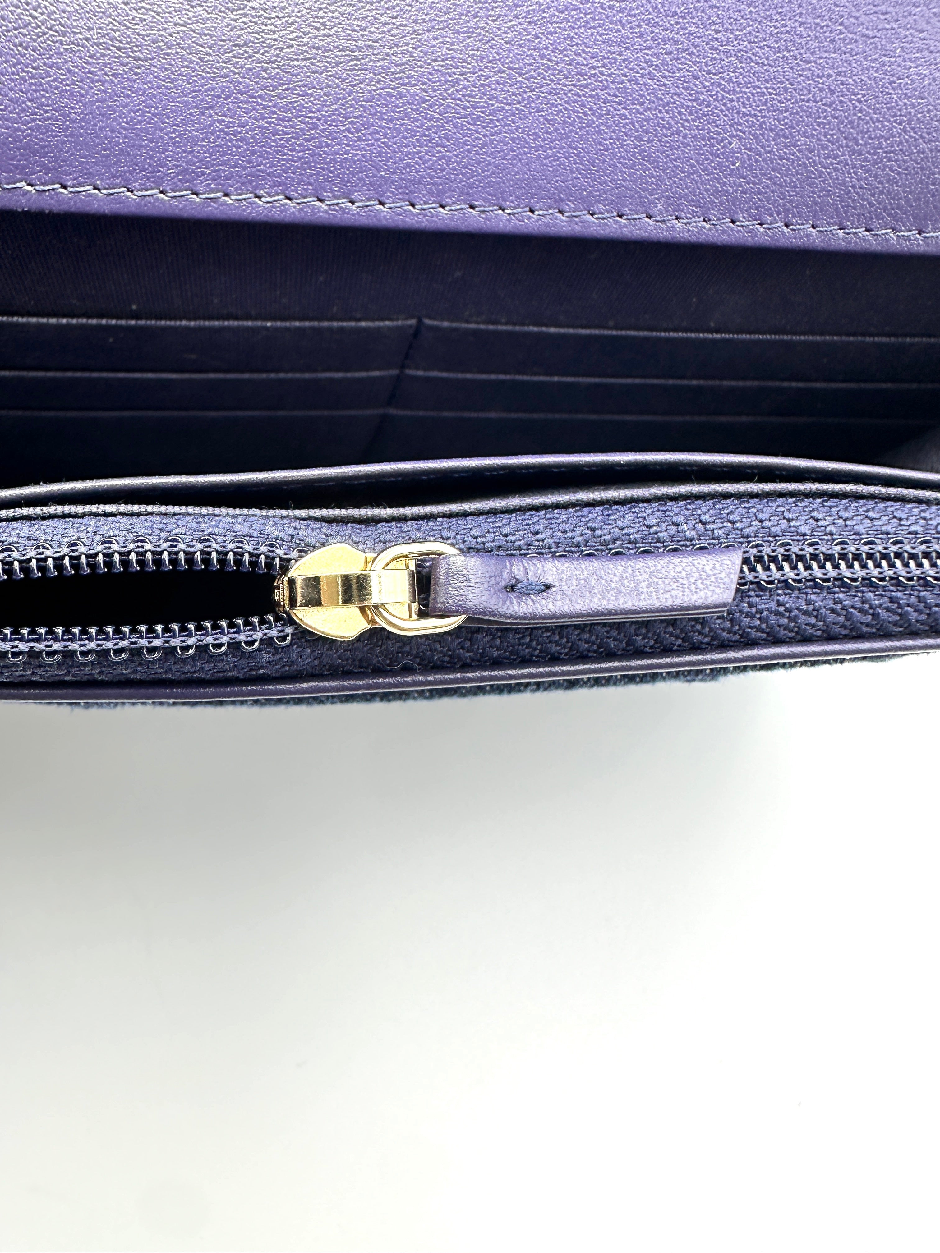 Chanel 19Bag Blue Denim Leather Wallet On Chain(29***95) CC2130