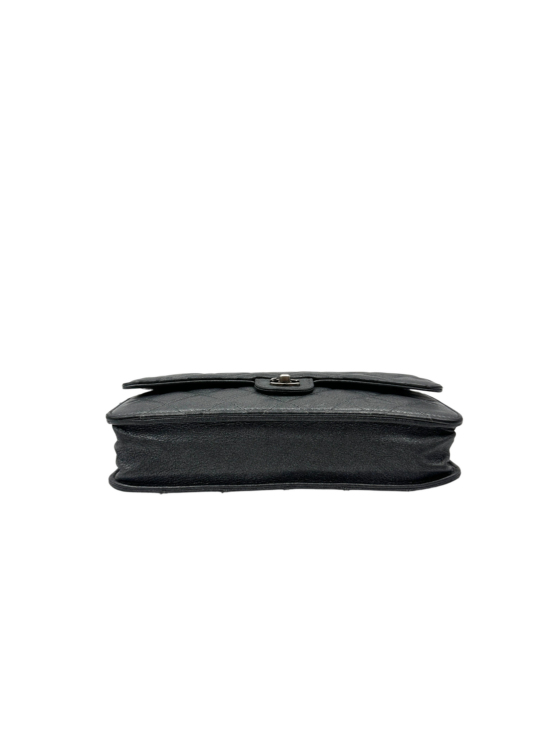 Chanel Classic Flap Black Quilted Leather Shoulder Bag With Silver Buckle(21***65) CC2133