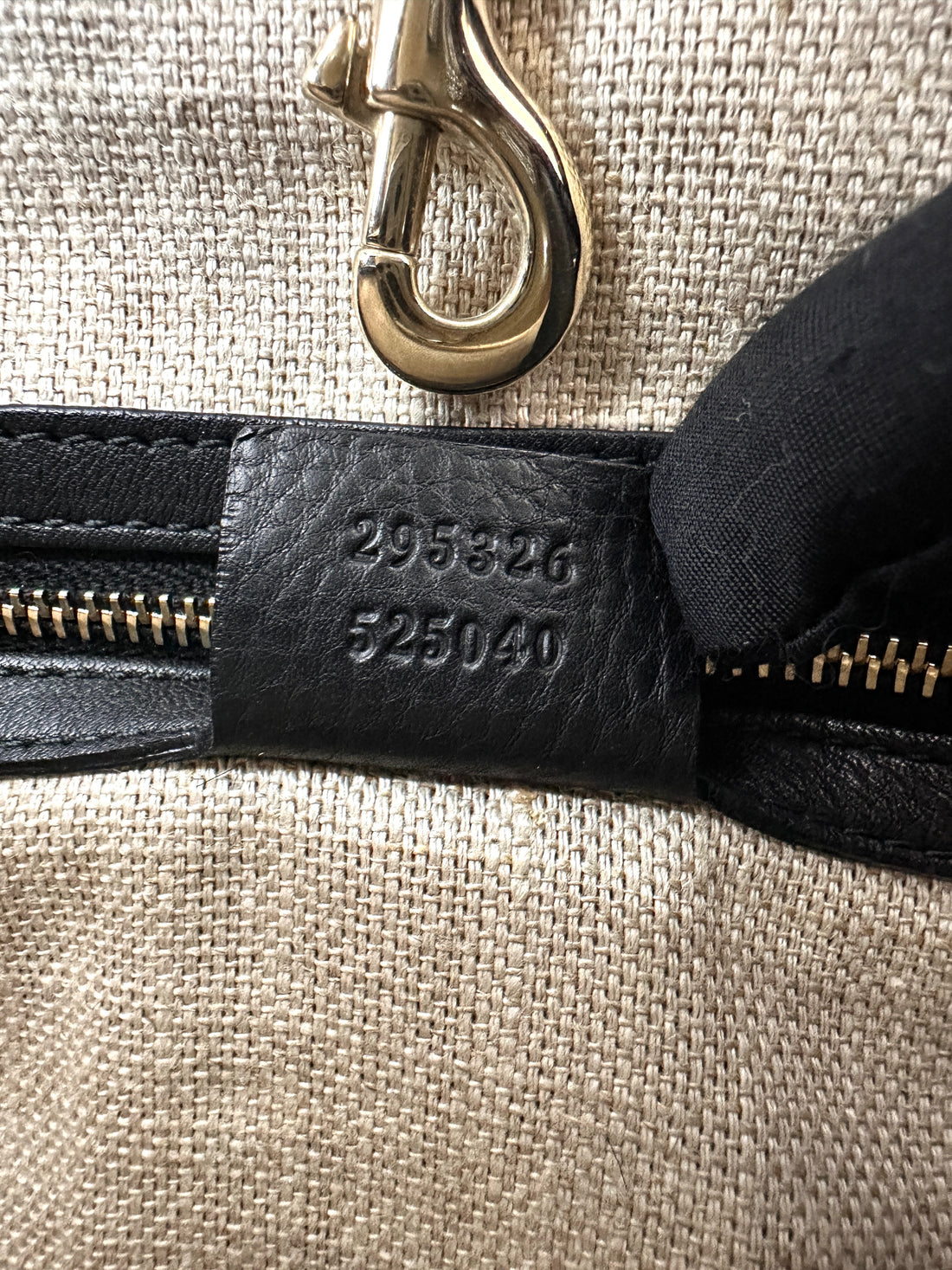 Gucci Marrakech Zebra Print Leather Handle Bag GG1283
