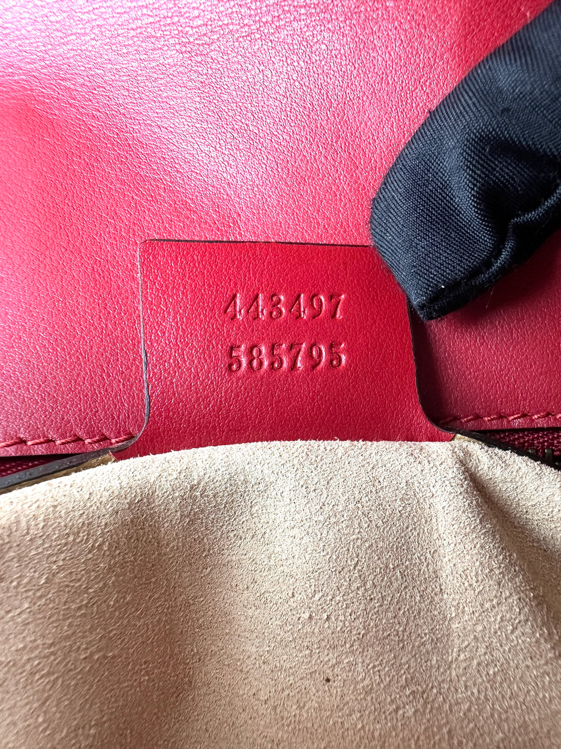 Gucci GG Marmont Red Matelasse Leather Shoulder Bag GG1284