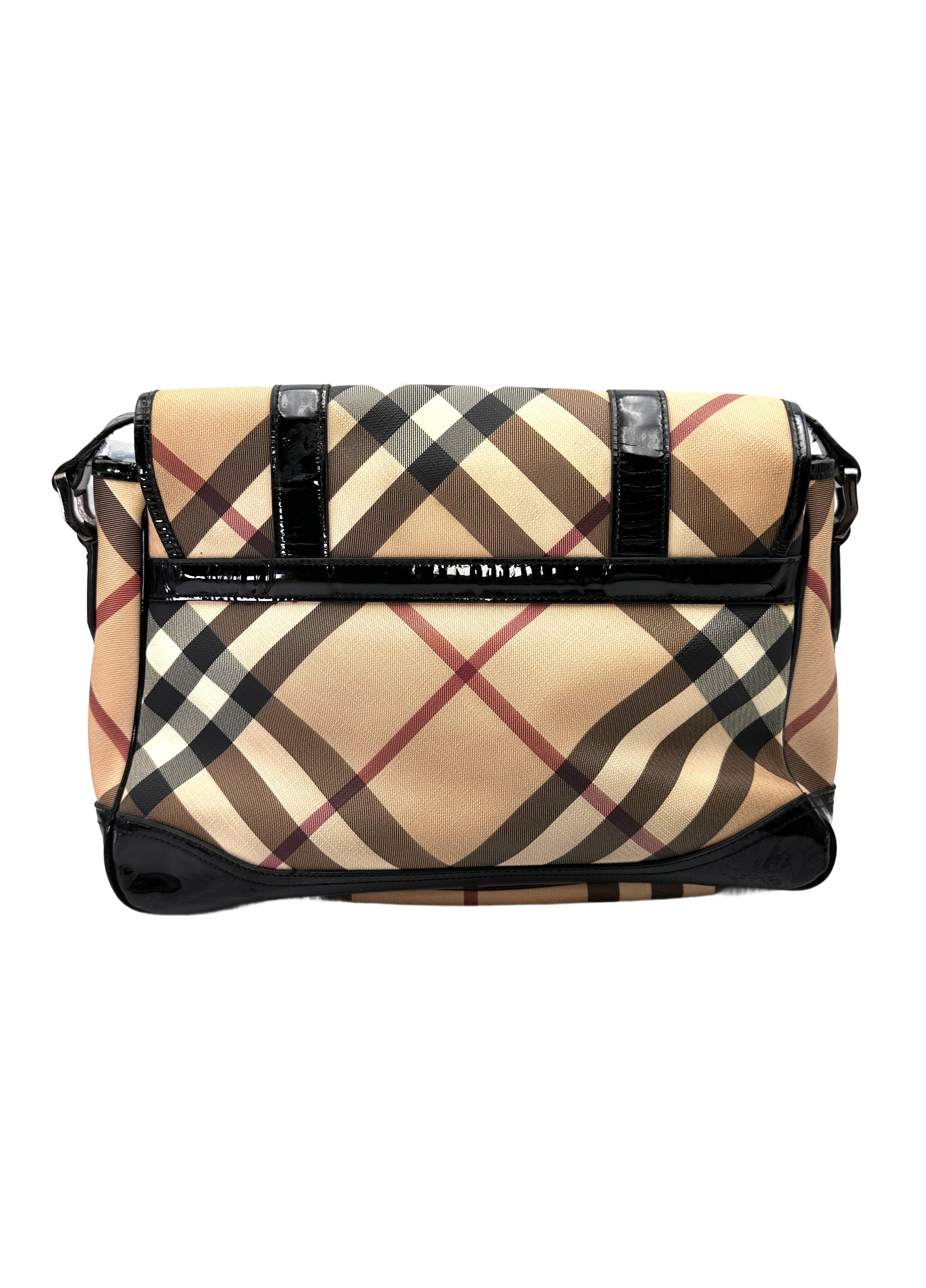Burberry Nova Check Canvas Messenger Bag BR71