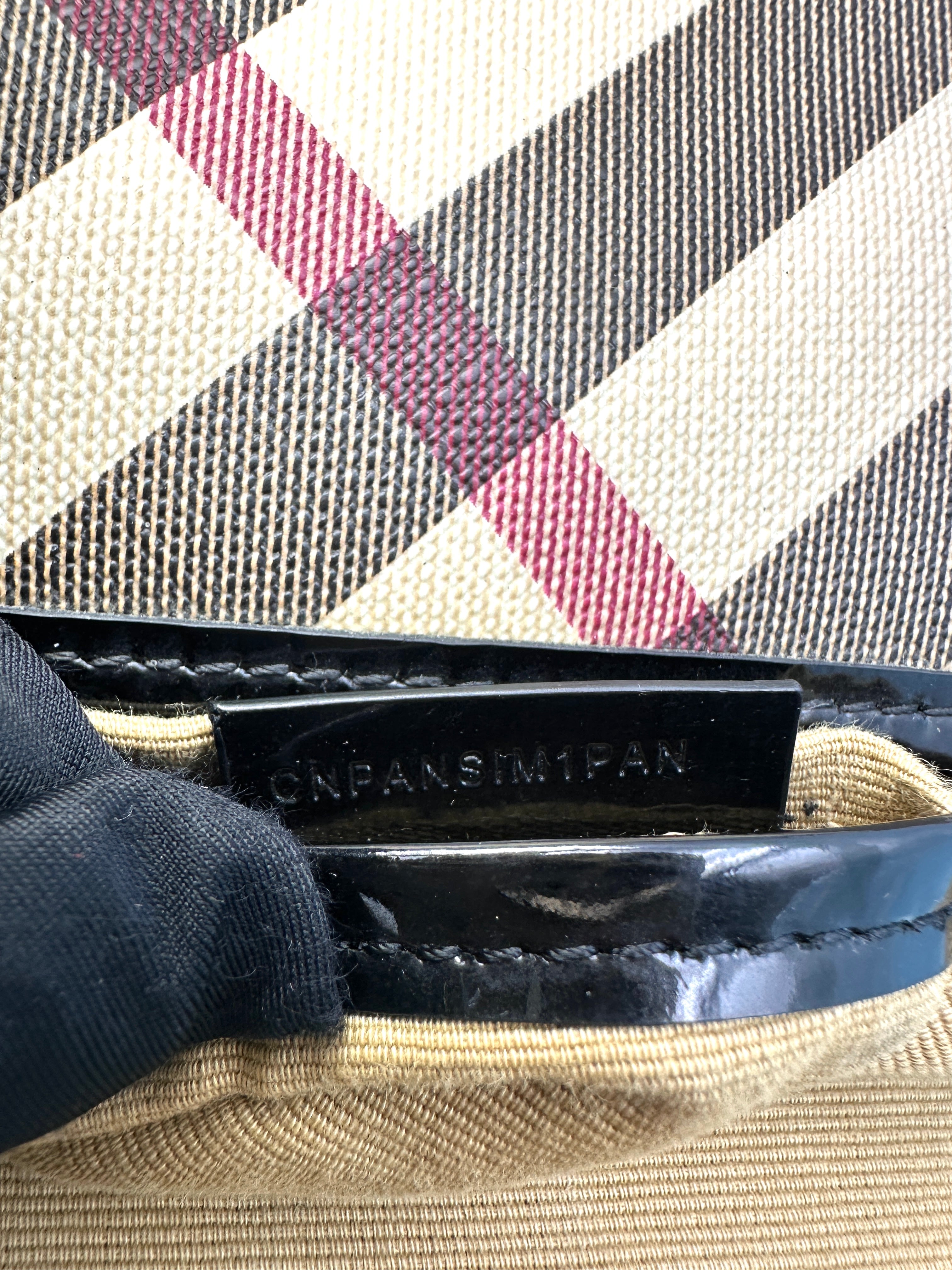 Burberry Nova Check Canvas Messenger Bag BR71