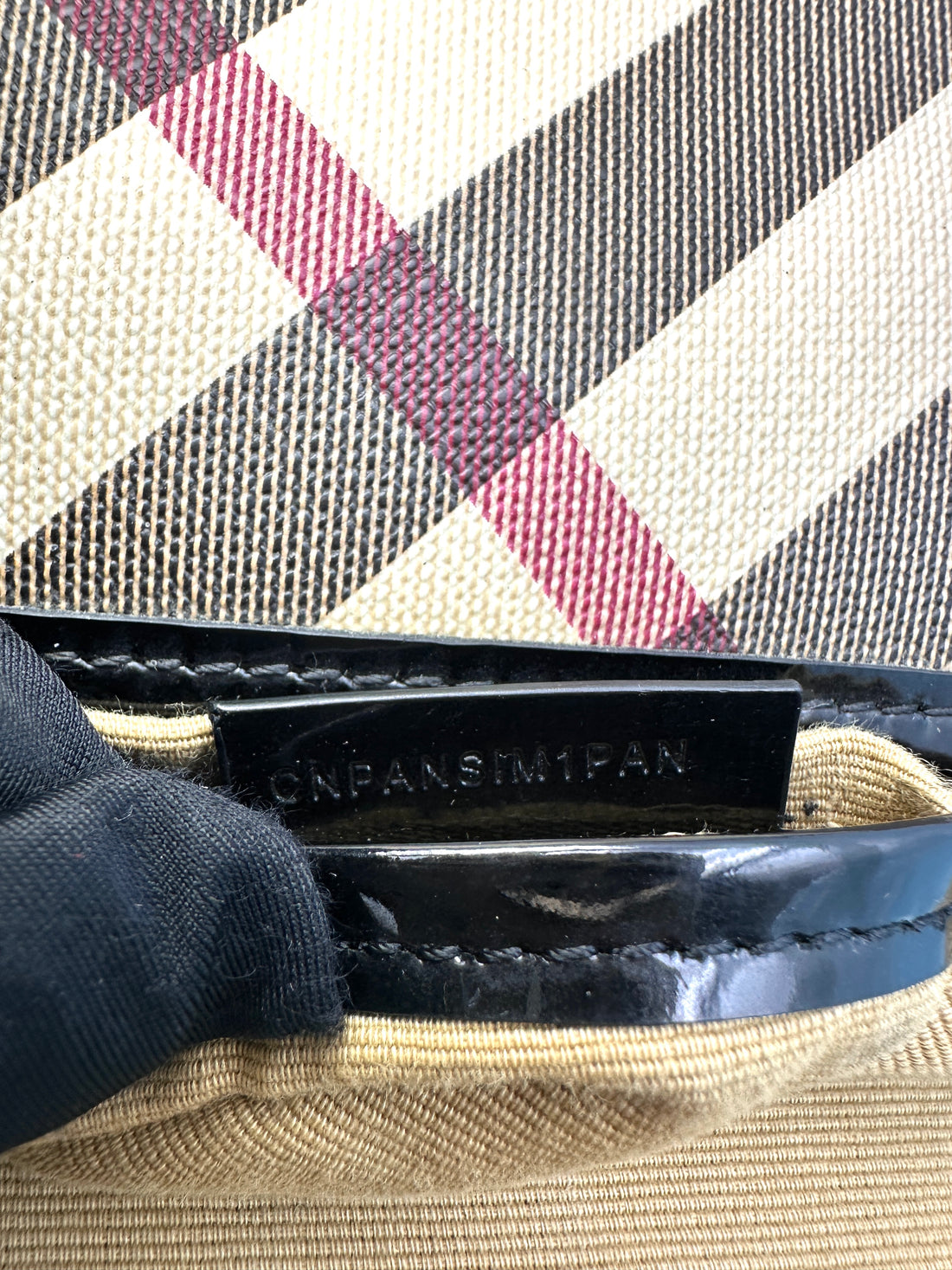 Burberry Nova Check Canvas Messenger Bag BR71