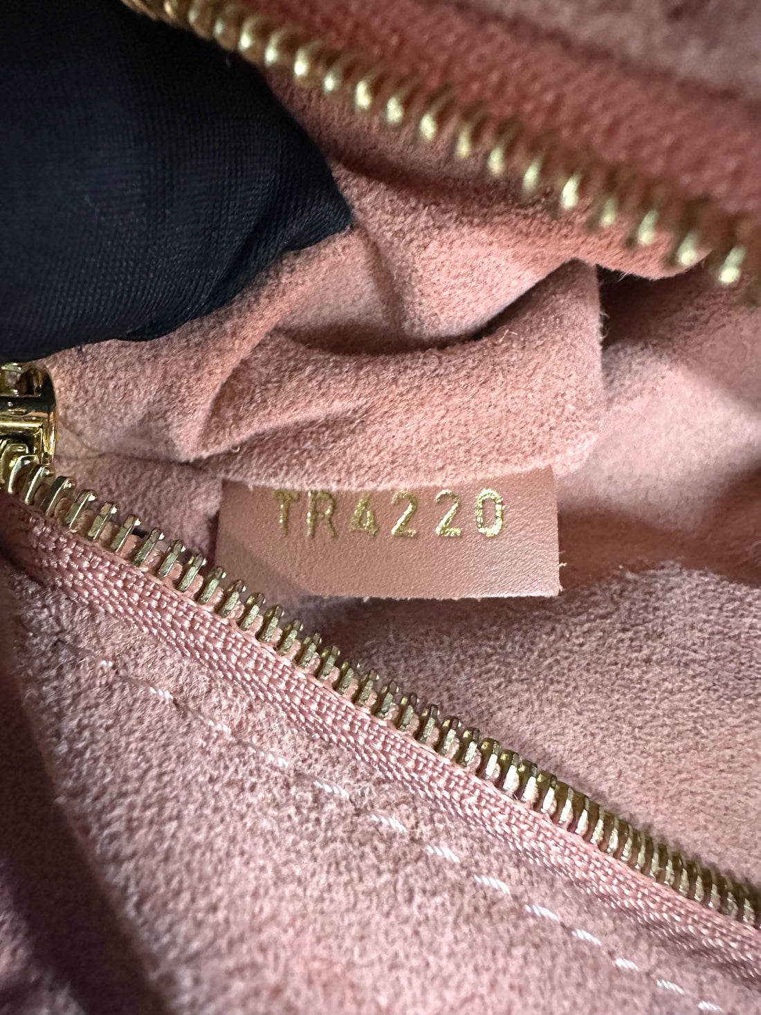 Louis Vuitton Petite Malle Souple Monogram Empreinte & Pink Leather Handle Bag LV2991