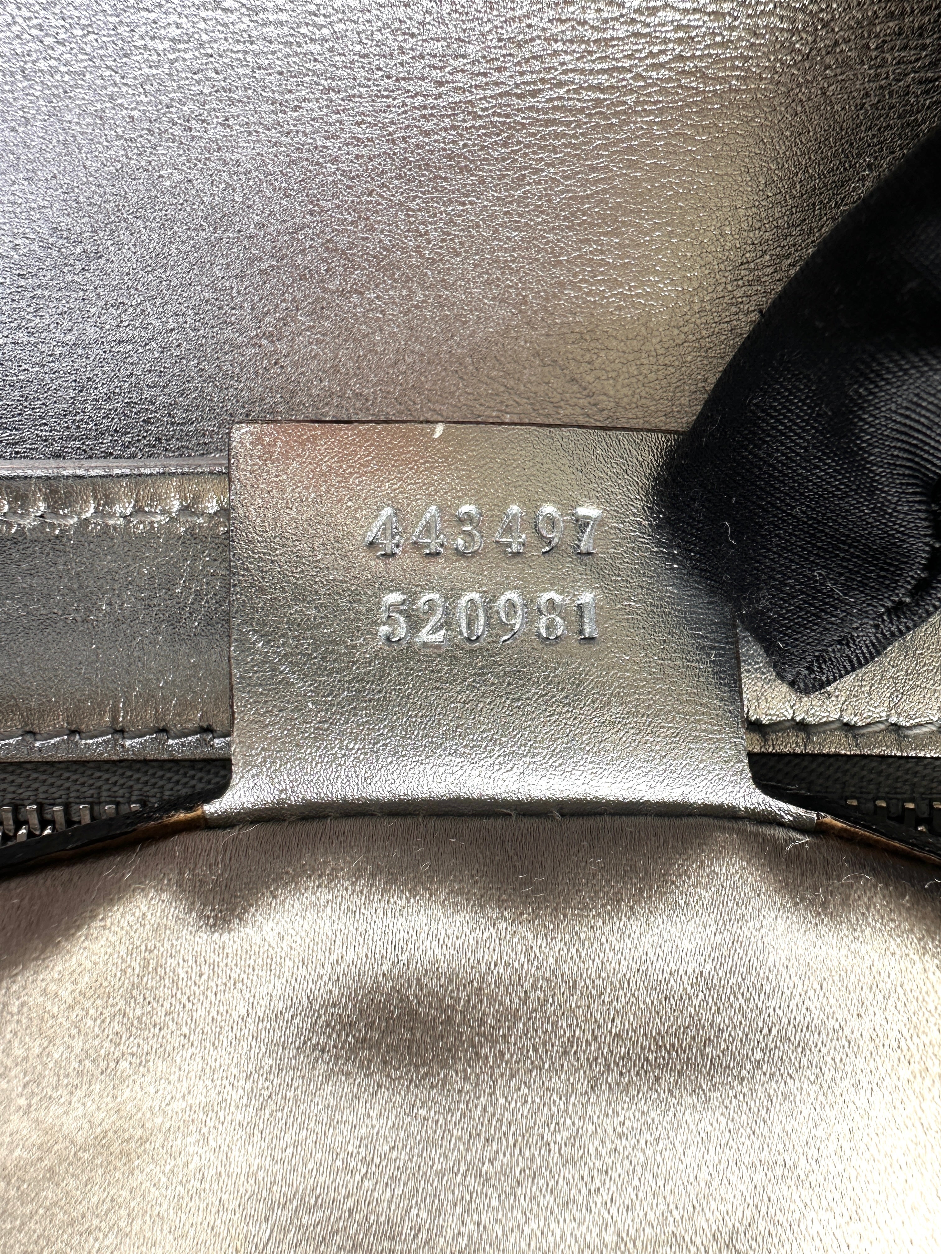 Gucci GG Marmont Silver Sequin Shoulder Bag GG1289