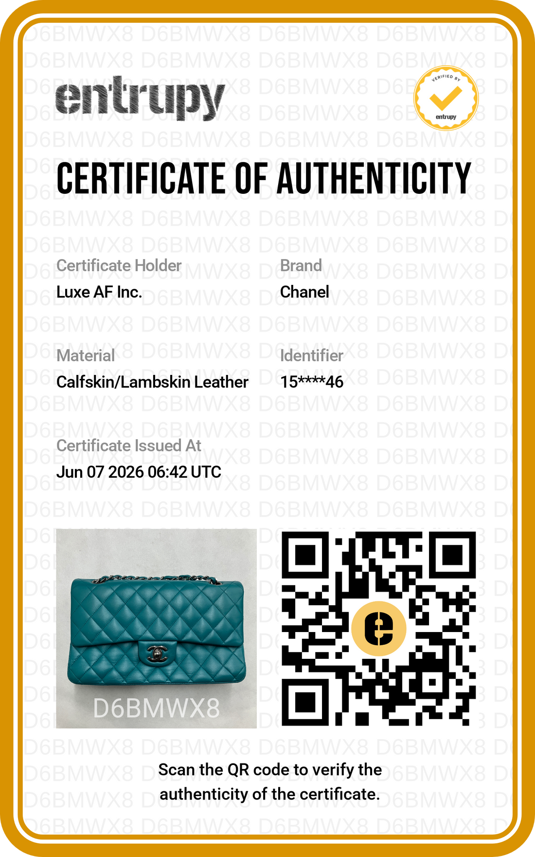 Chanel Classic Flap Blue Quilted Lambskin Medium Size Shoulder Bag With Silver Buckle(15***46) CC2134