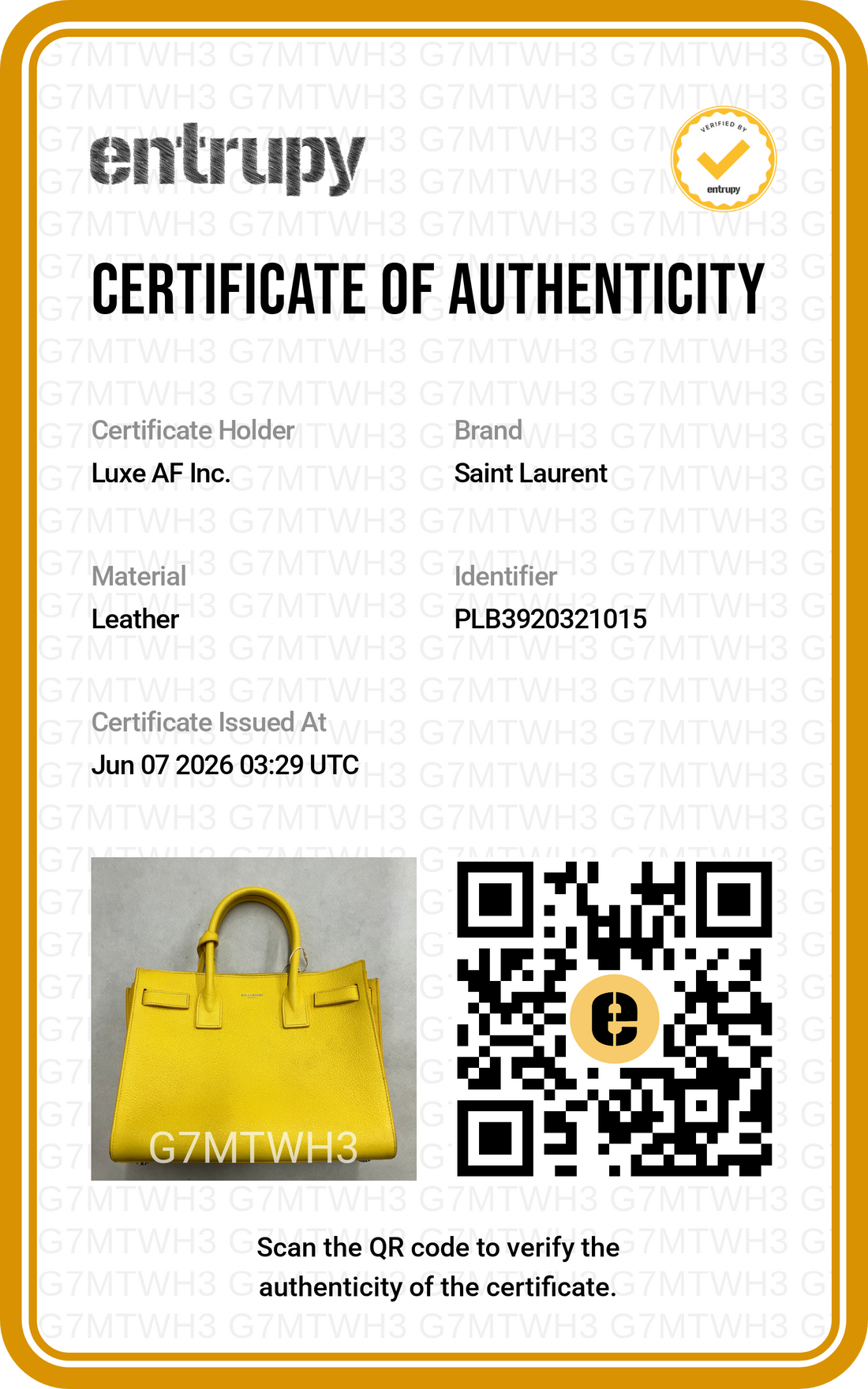 Saint Laurent Sac de Jour Yellow Leather Handle Bag SL266