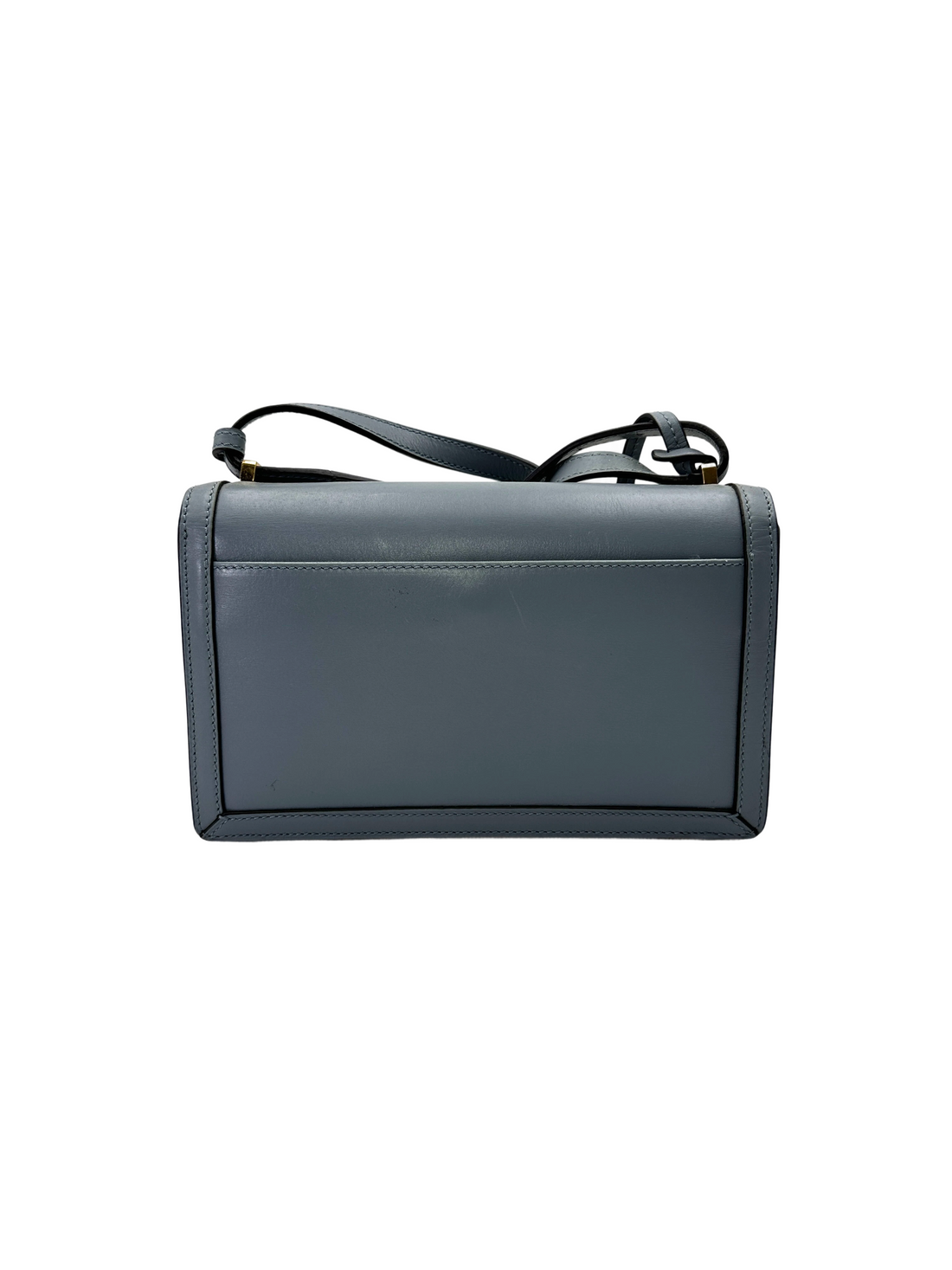 Loewe Barcelona Blue Leather Flap Bag LW90