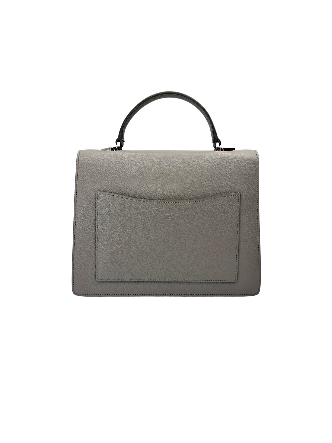 MCM Patricia Park Avenue Grey Leather Handle Bag MCM44