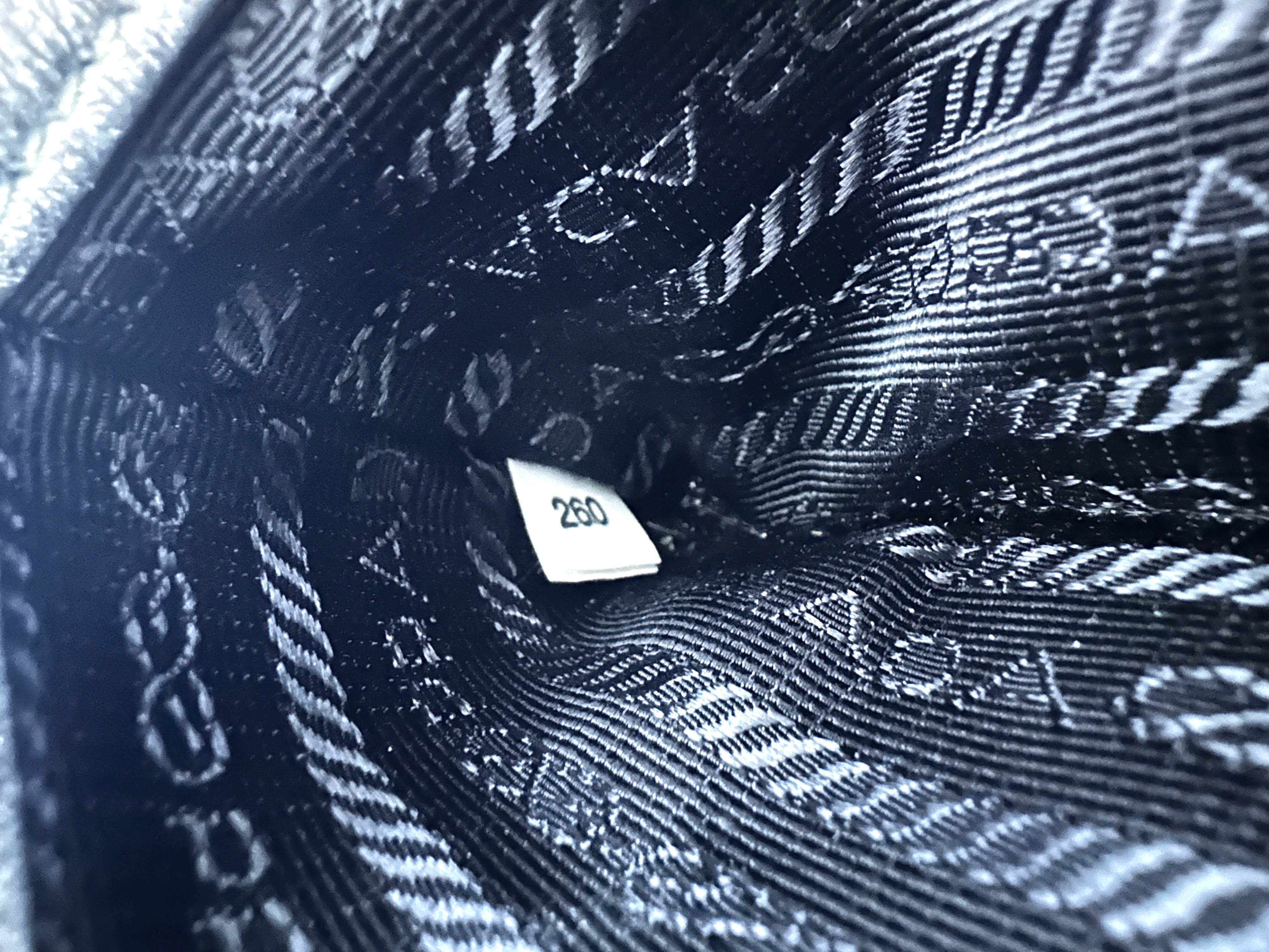 Prada Diagramme Silver Quilted Leather Camera Bag PR462