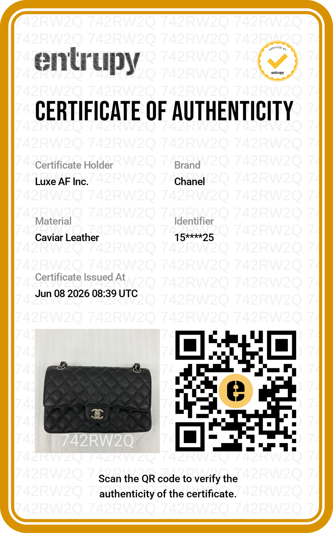 Chanel Classic Flap Black Quilted Leather Medium Size Shoulder Bag(15***25) CC2139