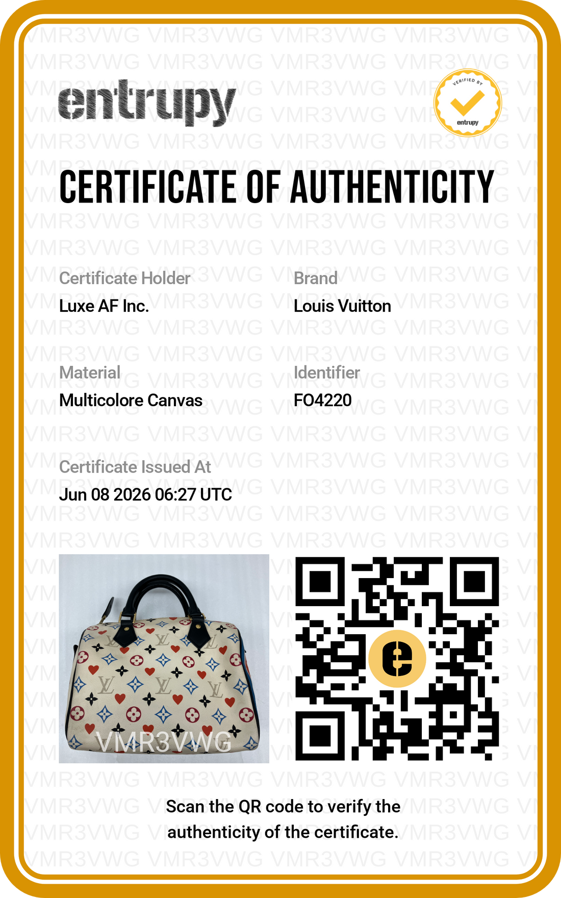 Louis Vuitton Game On Speedy25 Monogram Handle Bag LV3000