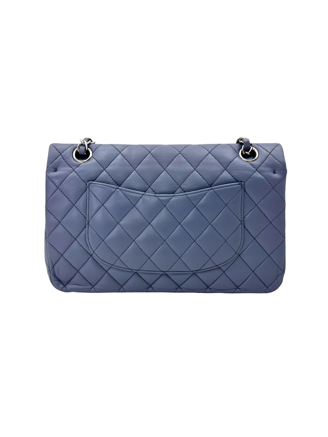 Chanel Classic Flap Navy Quilted Lambskin Medium Size Shoulder Bag(16***35) CC2141