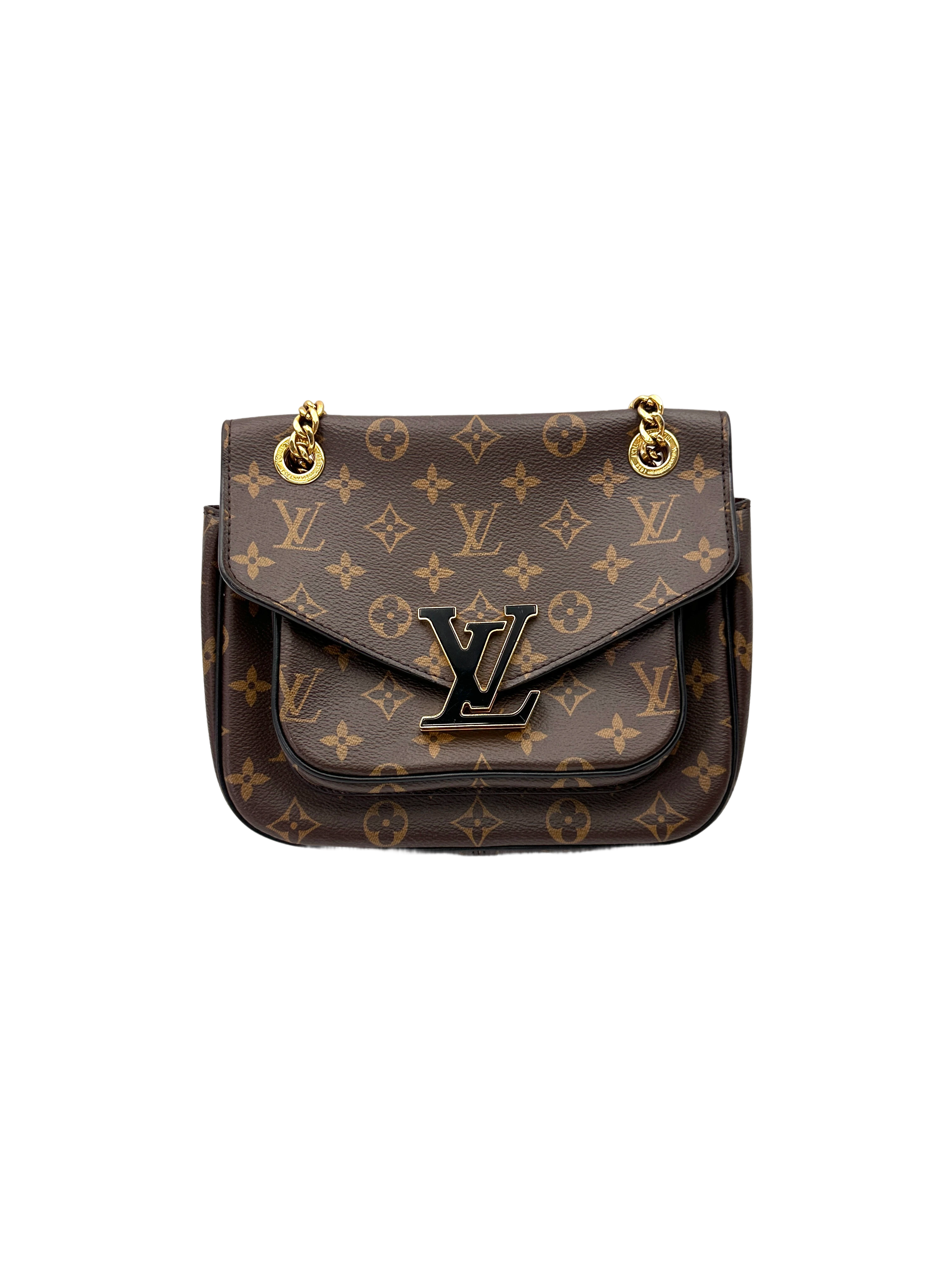 Louis Vuitton Passy Monogram Canvas Chain Shoulder Bag LV3003