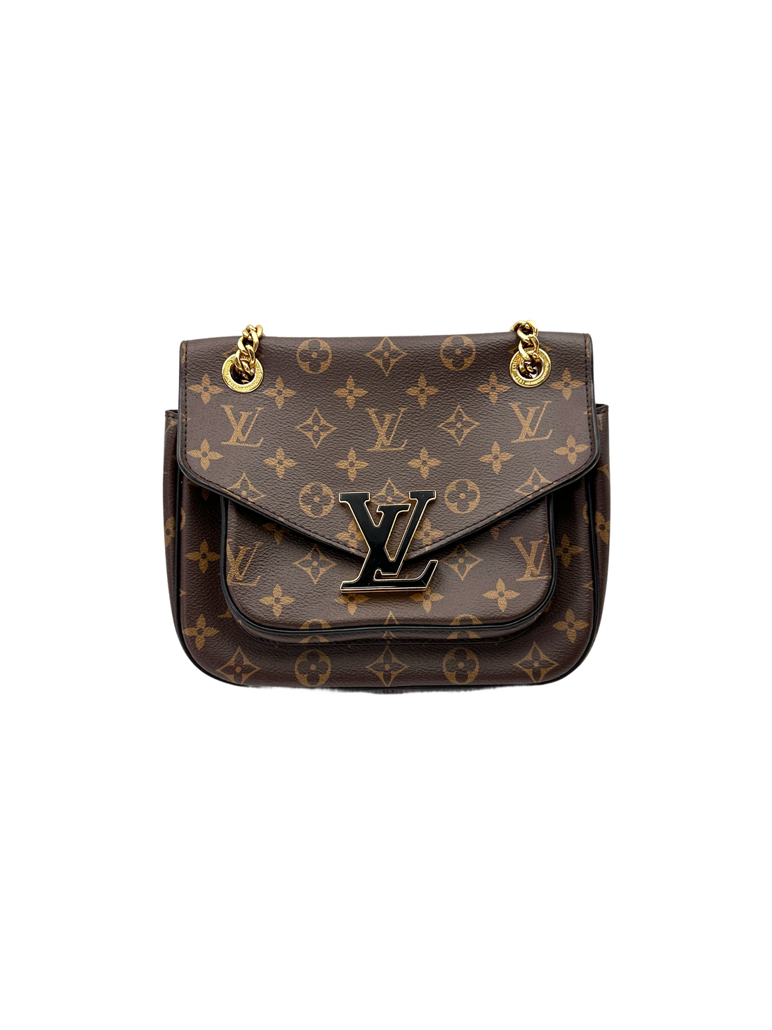 Louis Vuitton Passy Monogram Canvas Chain Shoulder Bag LV3003