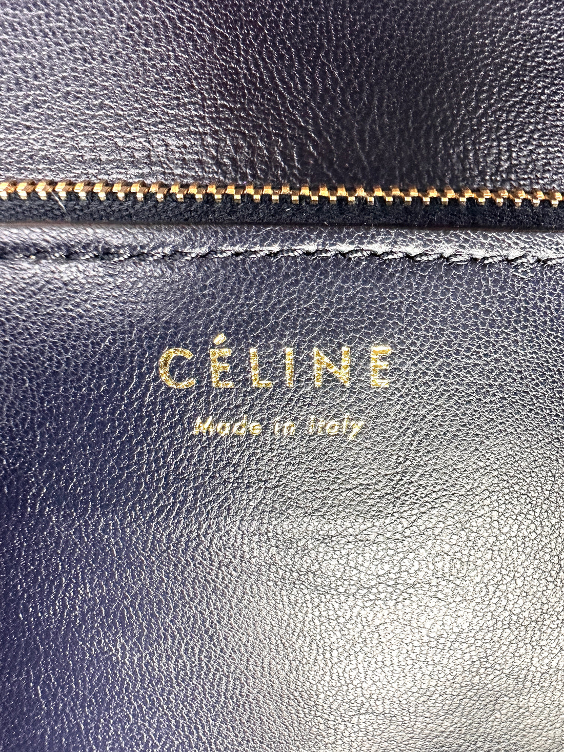 Celine Classic Box Blue Python Leather Medium Size Shoulder Bag CE172