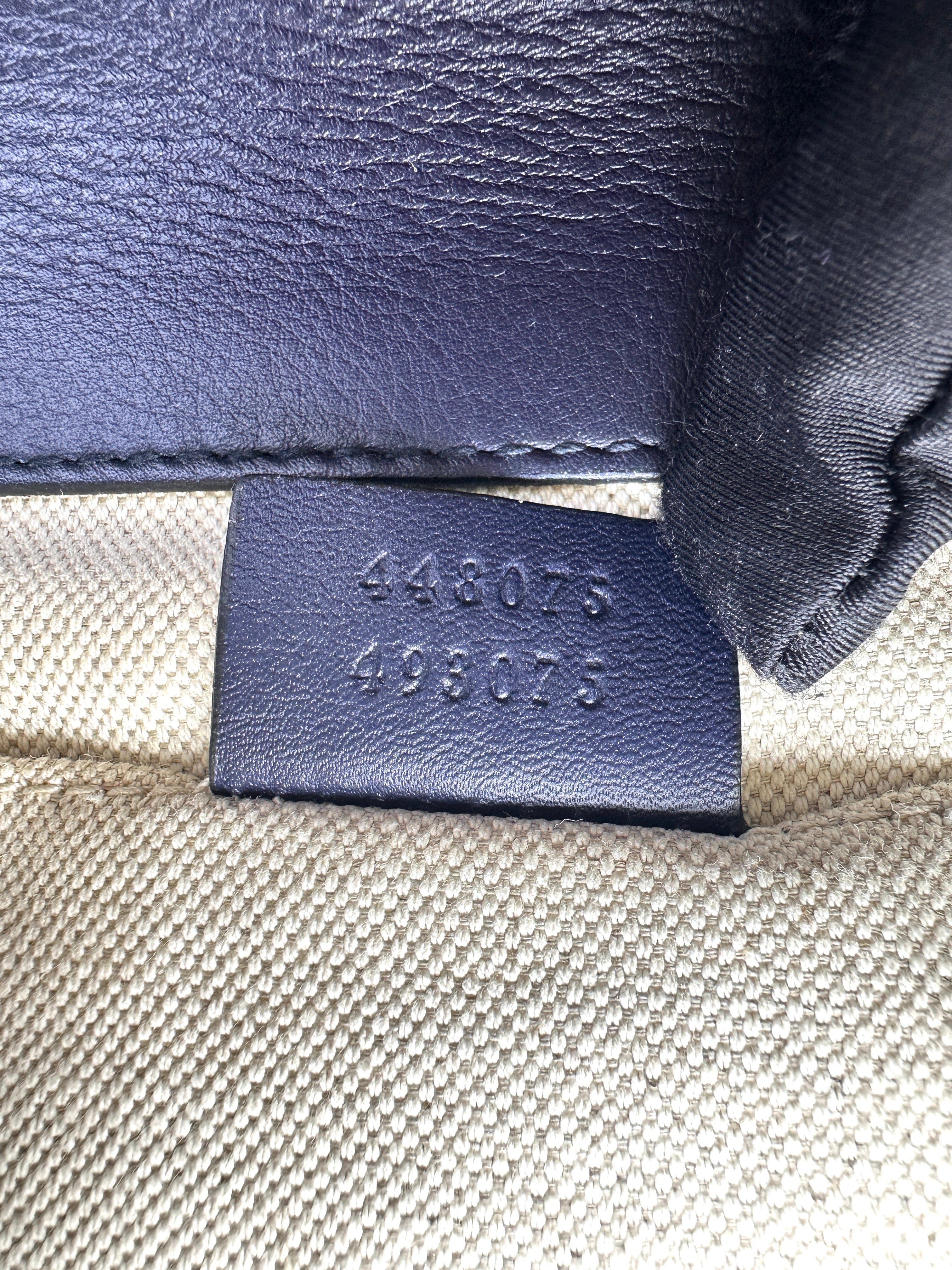 Gucci Dionysus Black Leather Bamboo Handle Bag GG1302
