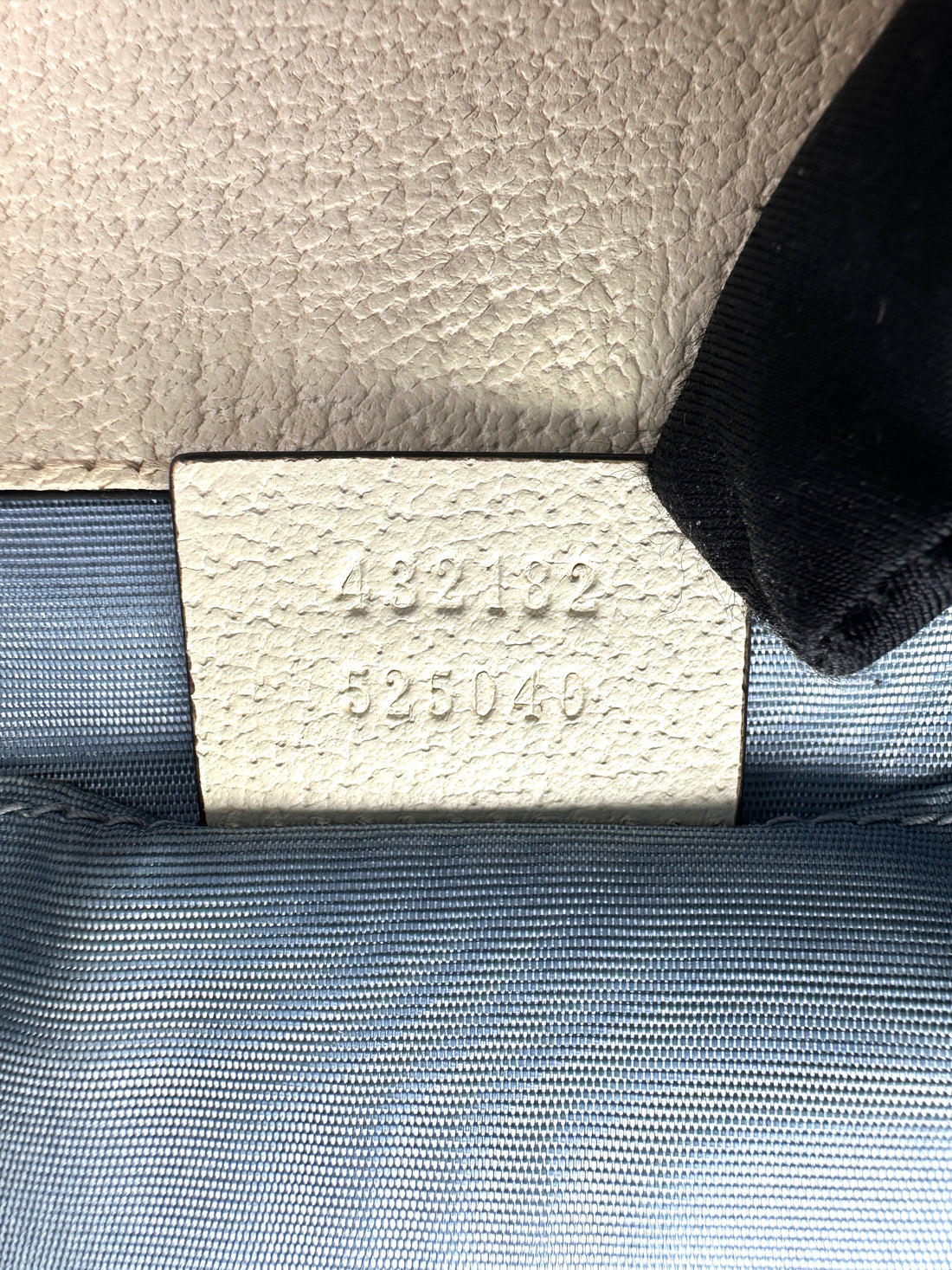 Gucci Padlock Bee Star White Leather Shoulder Bag GG1303