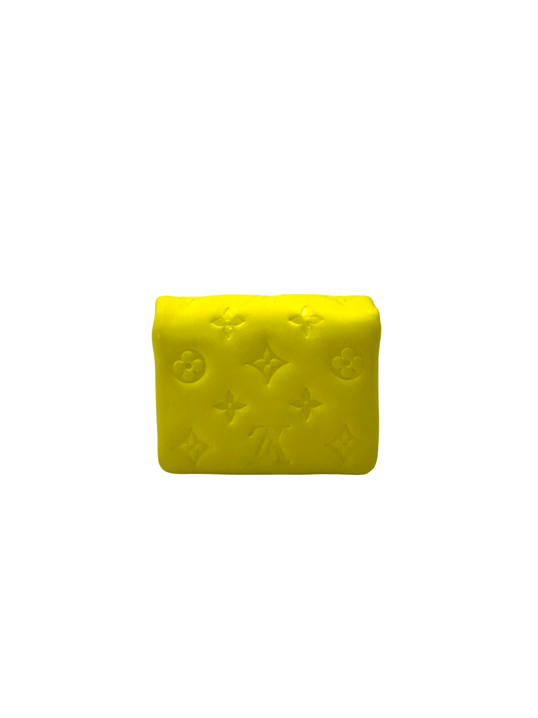 Louis Vuitton Coussin Yellow Embossed Puffy Leather Mini Shoulder Bag LV3007