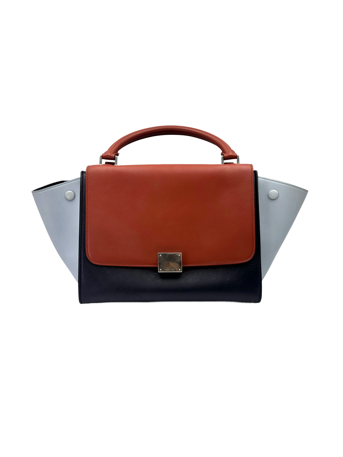 Celine Trapeze Multicolor Leather Handle Bag CE171