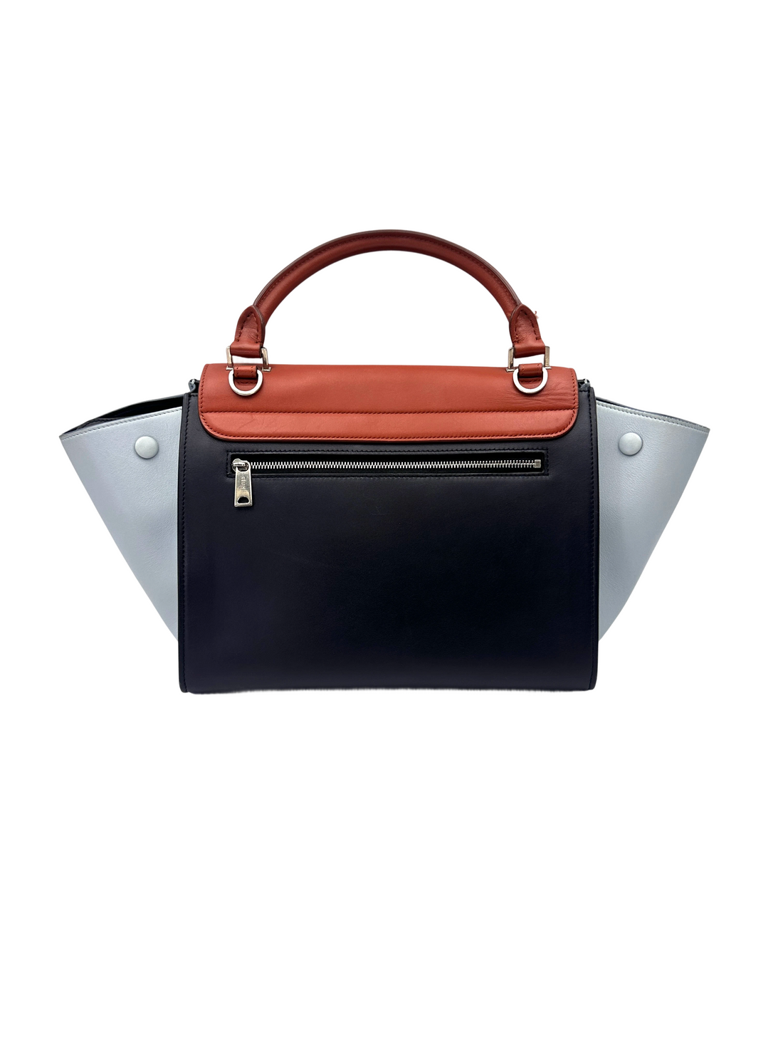 Celine Trapeze Multicolor Leather Handle Bag CE171