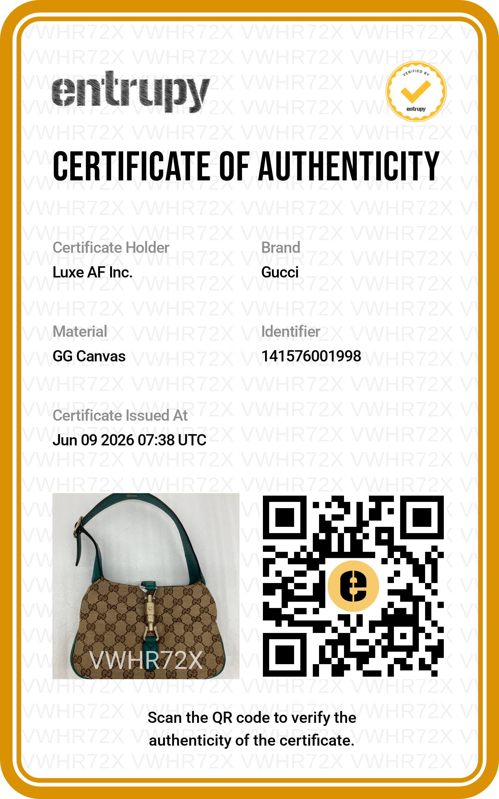 Gucci Jackie GG Supreme Canvas Mini Shoulder Bag GG1301