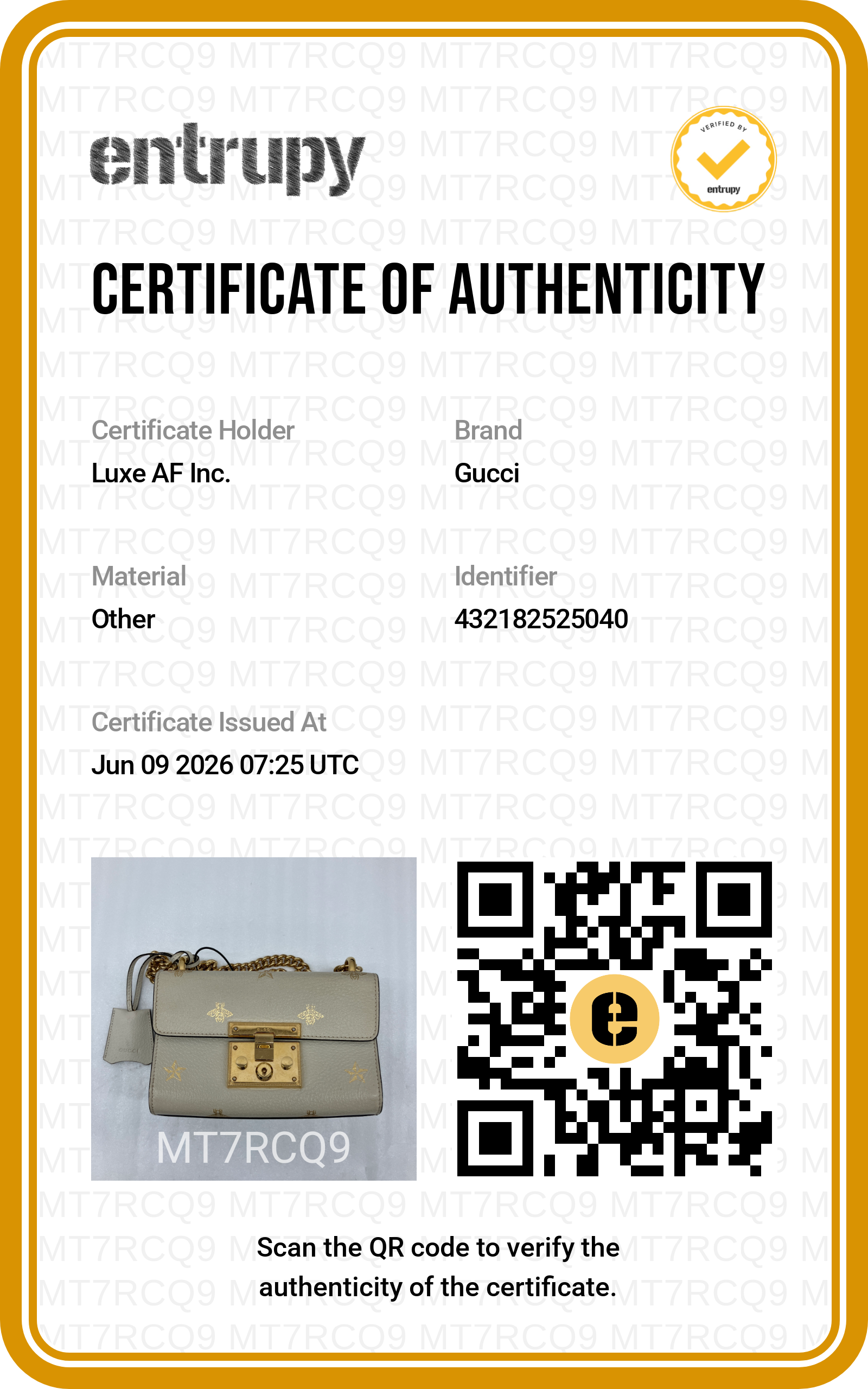 Gucci Padlock Bee Star White Leather Shoulder Bag GG1303