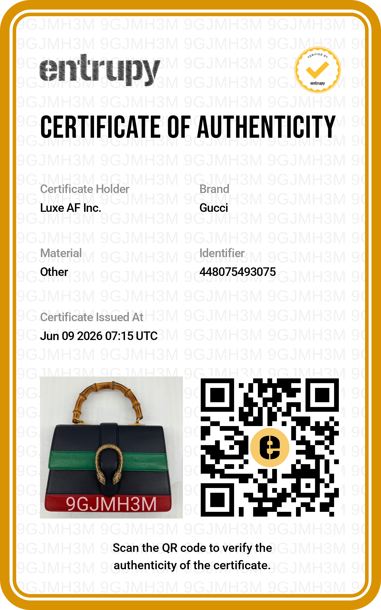 Gucci Dionysus Black Leather Bamboo Handle Bag GG1302