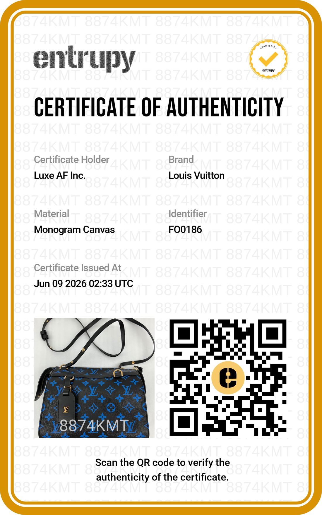 Louis Vuitton Speedy25 Amazon Black/Blue Monogram Shoulder Bag LV3054