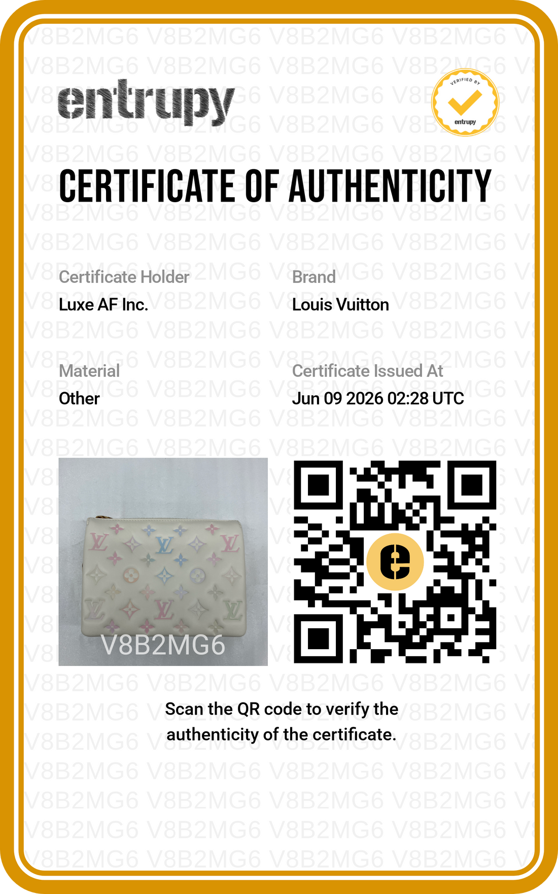 Louis Vuitton Coussin BB Milky Way White Monogram Embossed Puffy Leather Shoulder Bag LV3005