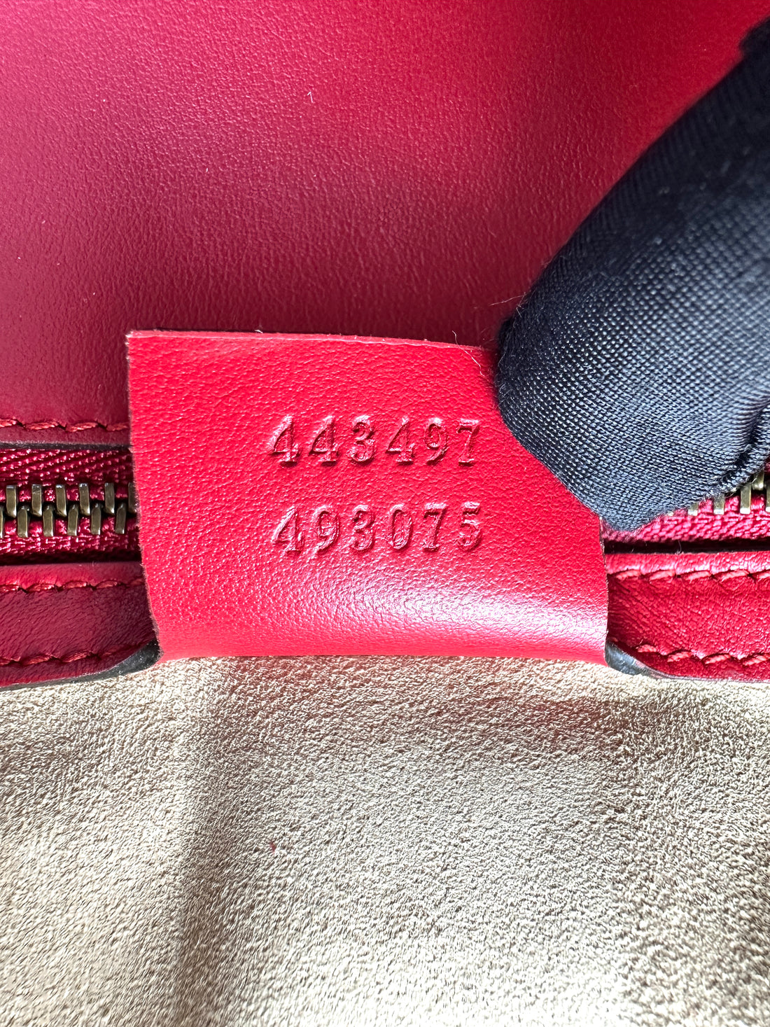 Gucci GG Marmont Red Matelasse Leather Shoulder Bag GG1307