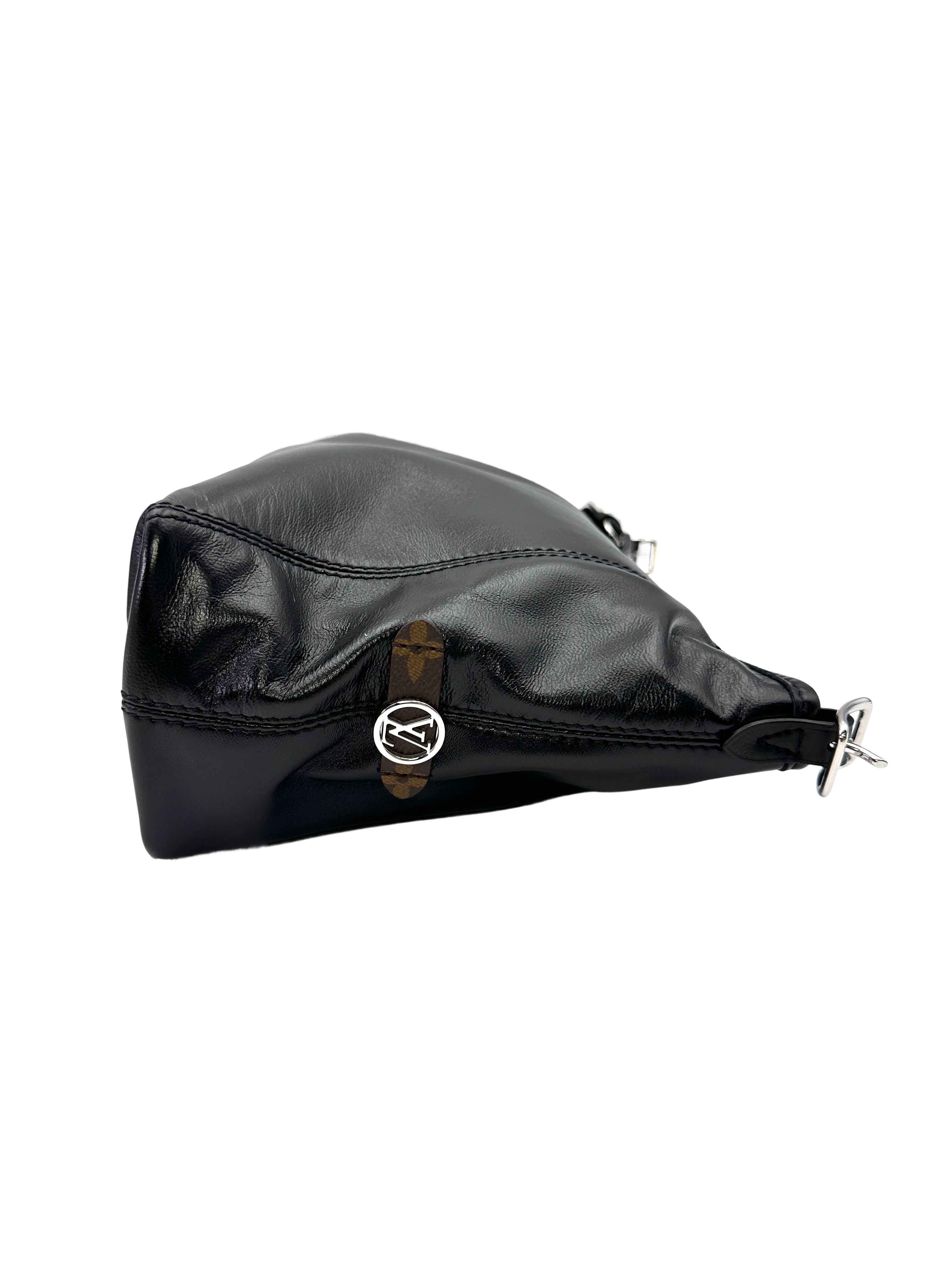 Louis Vuitton Carryall Black Lambskin Shoulder Bag LVN