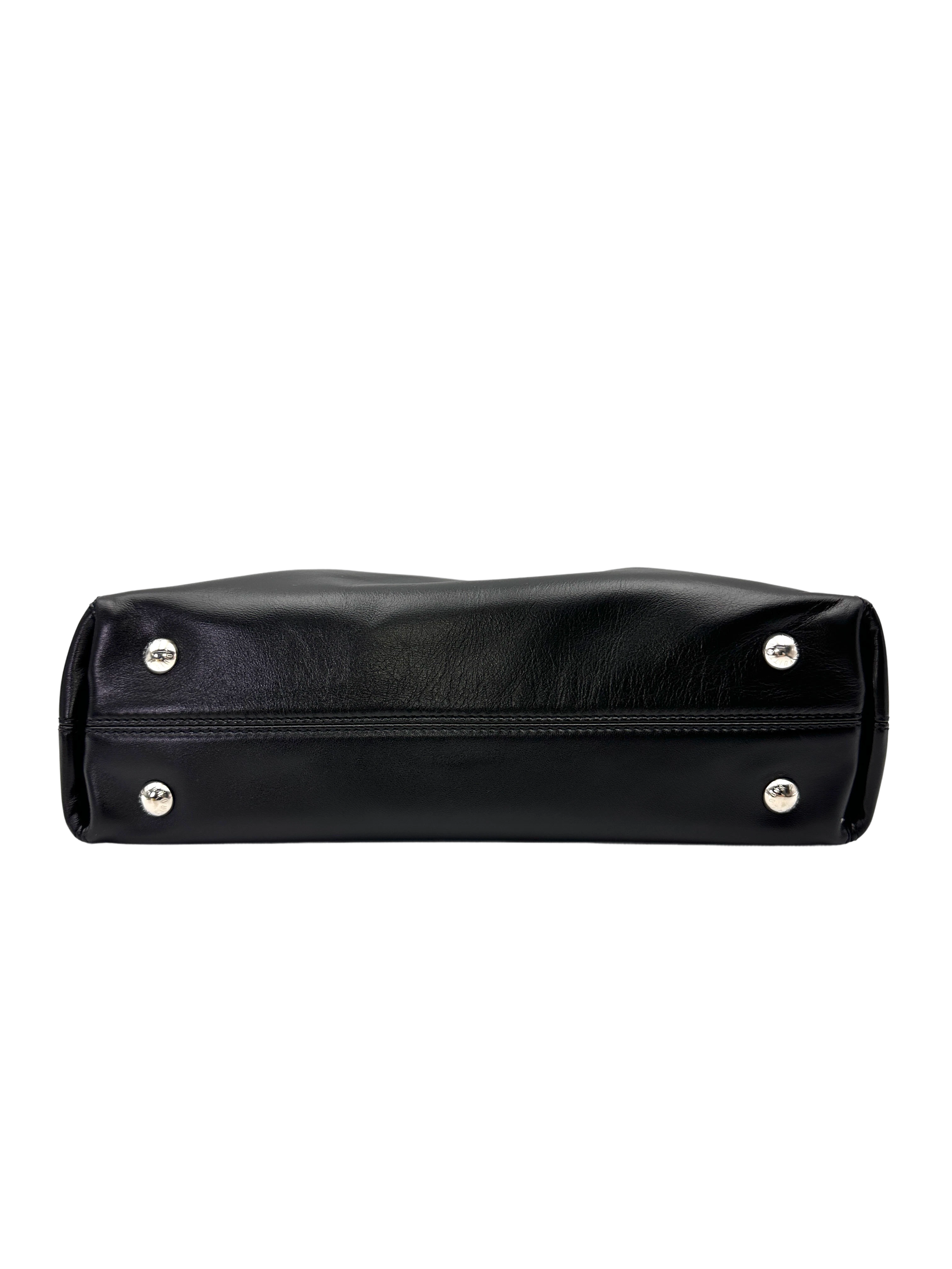 Louis Vuitton Carryall Black Lambskin Shoulder Bag LVN