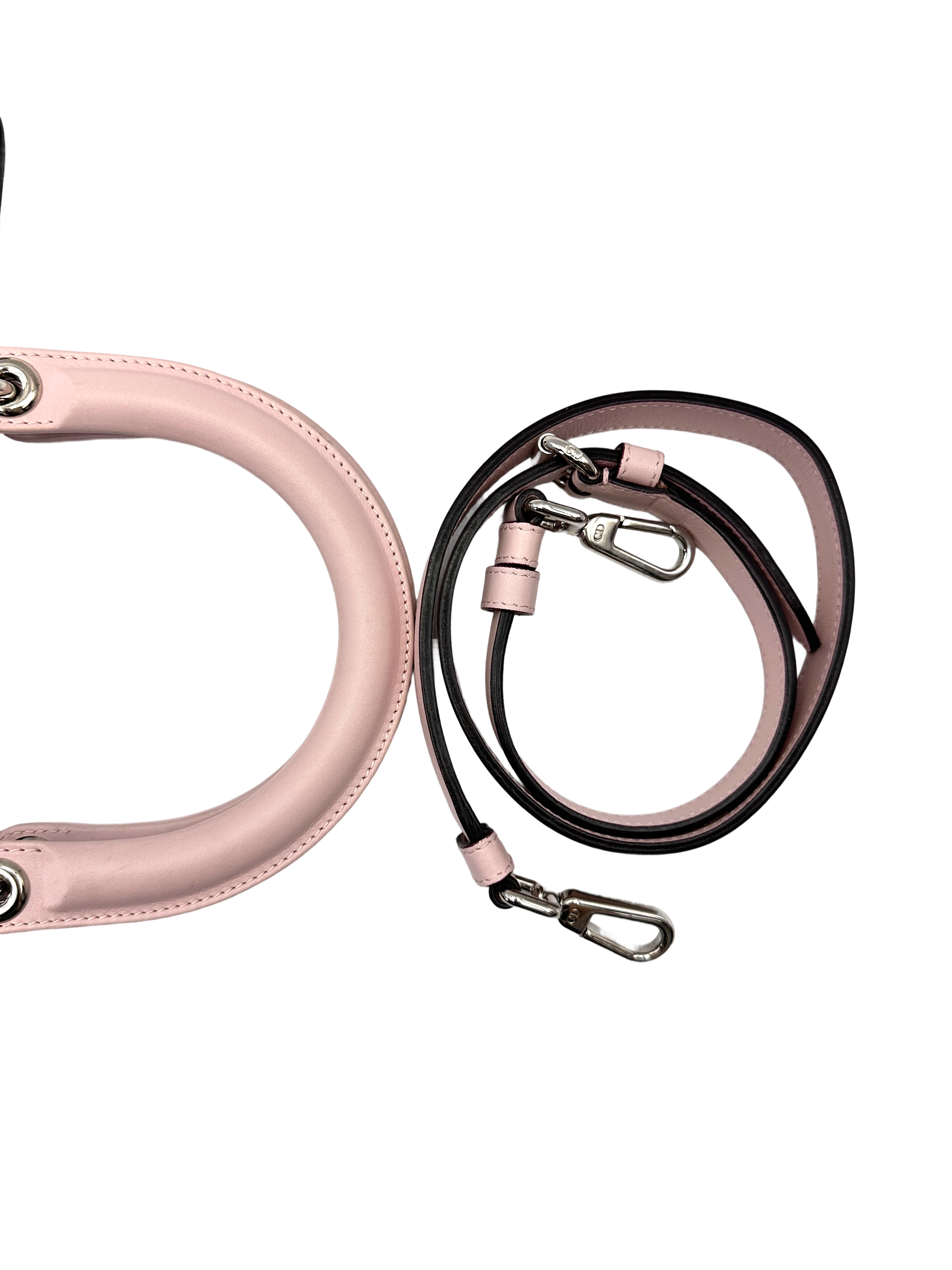 Christian Dior Diorissimo Pink/Purple Python Leather Shoulder Bag DR796